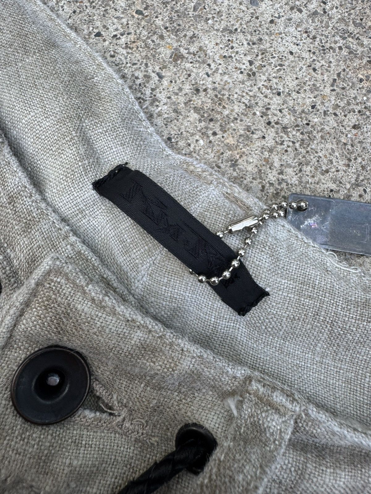 KMRii Kmrii Goat Linen Cargo Shorts Size US 31 - 5 Thumbnail