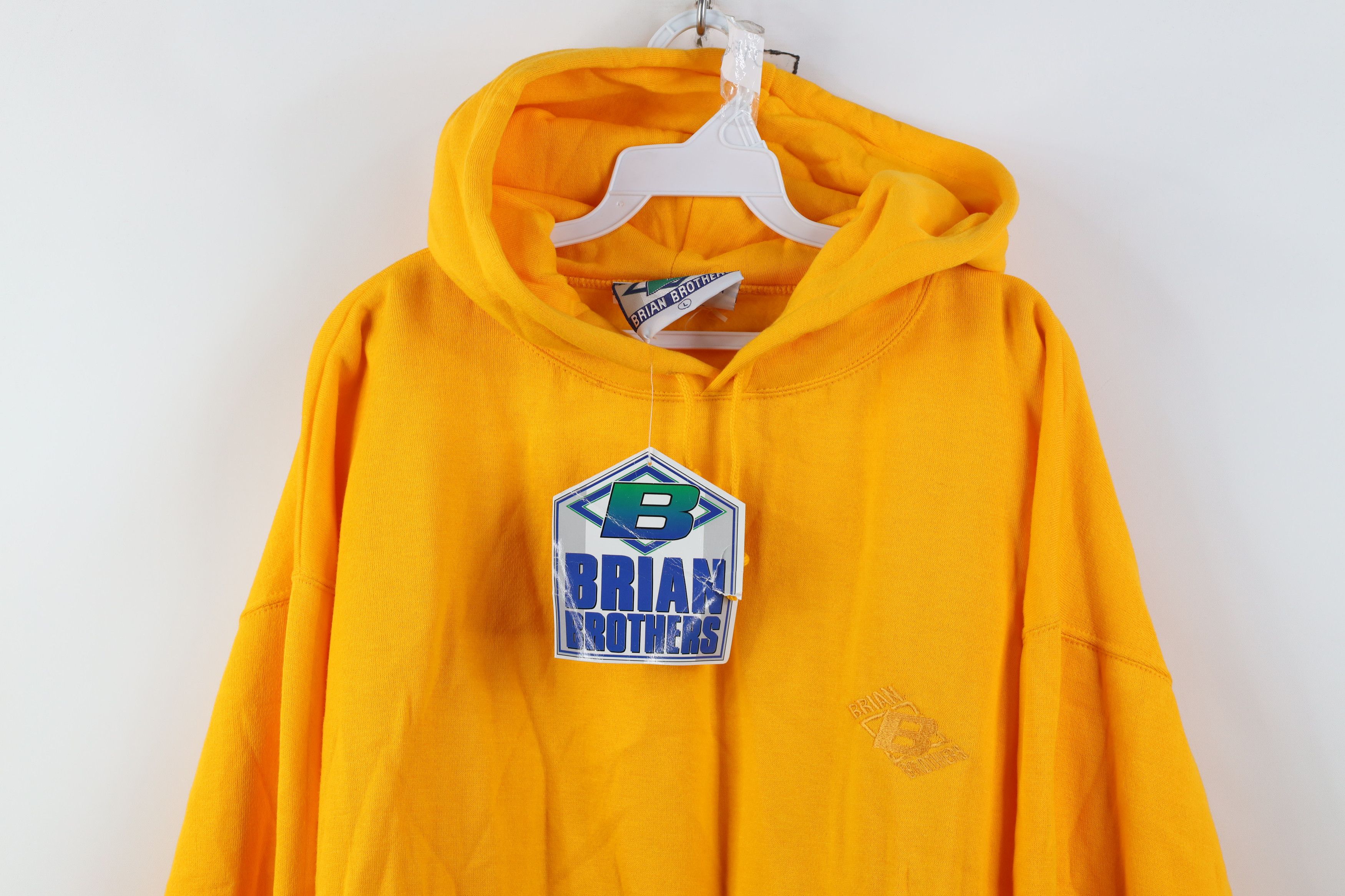 Vintage Deadstock Vintage 90s Streetwear Heavy Hoodie Sweatshirt Size US L / EU 52-54 / 3 - 2 Thumbnail