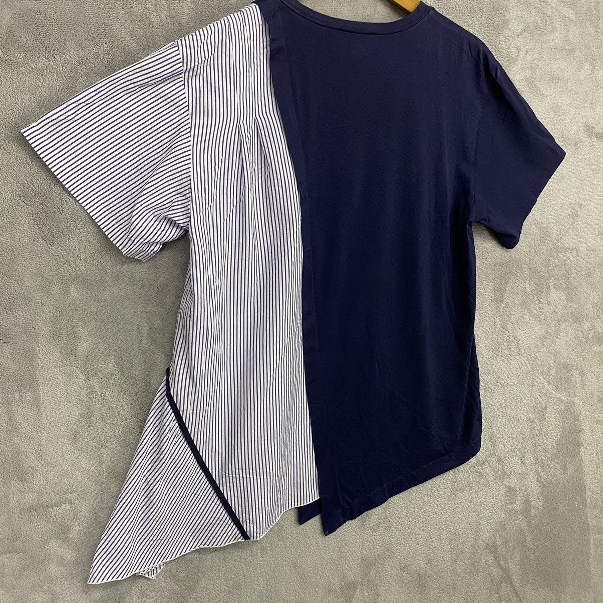 Lanvin 🔥 RARE LANVIN BLUE STRIPE SHIRT Size 4XL / US 24-26 - 9 Thumbnail
