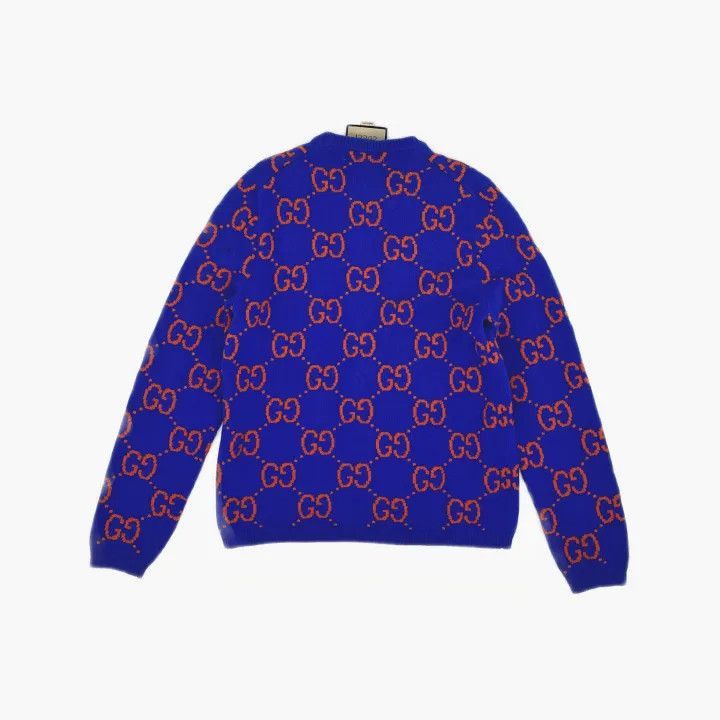 Gucci Gucci Gucci Blue Knit Wool Pullover Sweater -2506 Size US M / EU 48-50 / 2 - 3 Thumbnail
