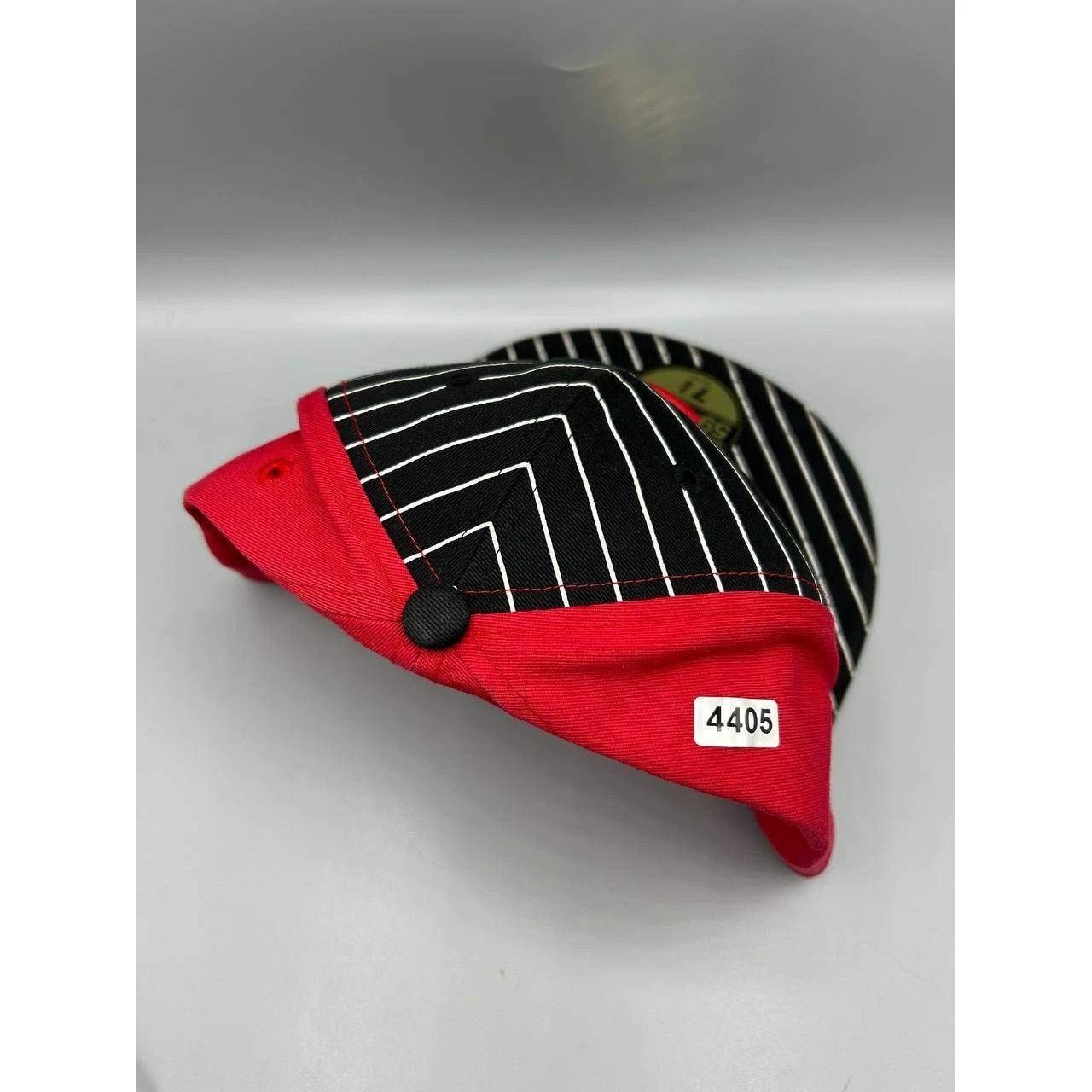 New Era DC Shoes Hat Men 7 3/8 Black Red Fitted Cap Cotton Size ONE SIZE - 9 Thumbnail