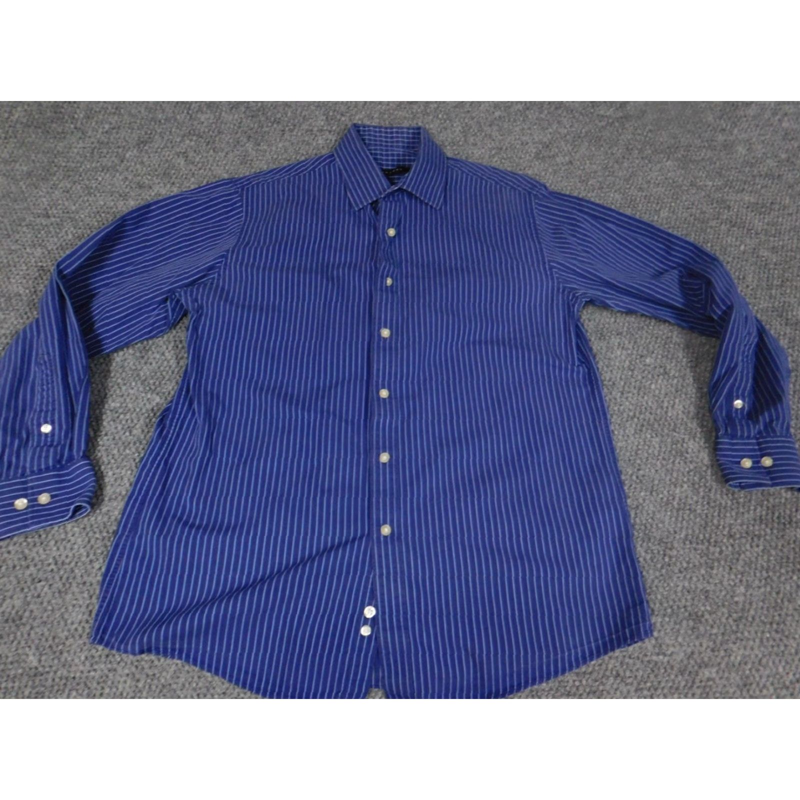 Sean John Sean John Shirt 15.5 Purple Plaid Button-Down Mens Long Sleeve Collared Cotton Button-Up Regular Vintage No Size US L / EU 52-54 / 3 - 2 Thumbnail