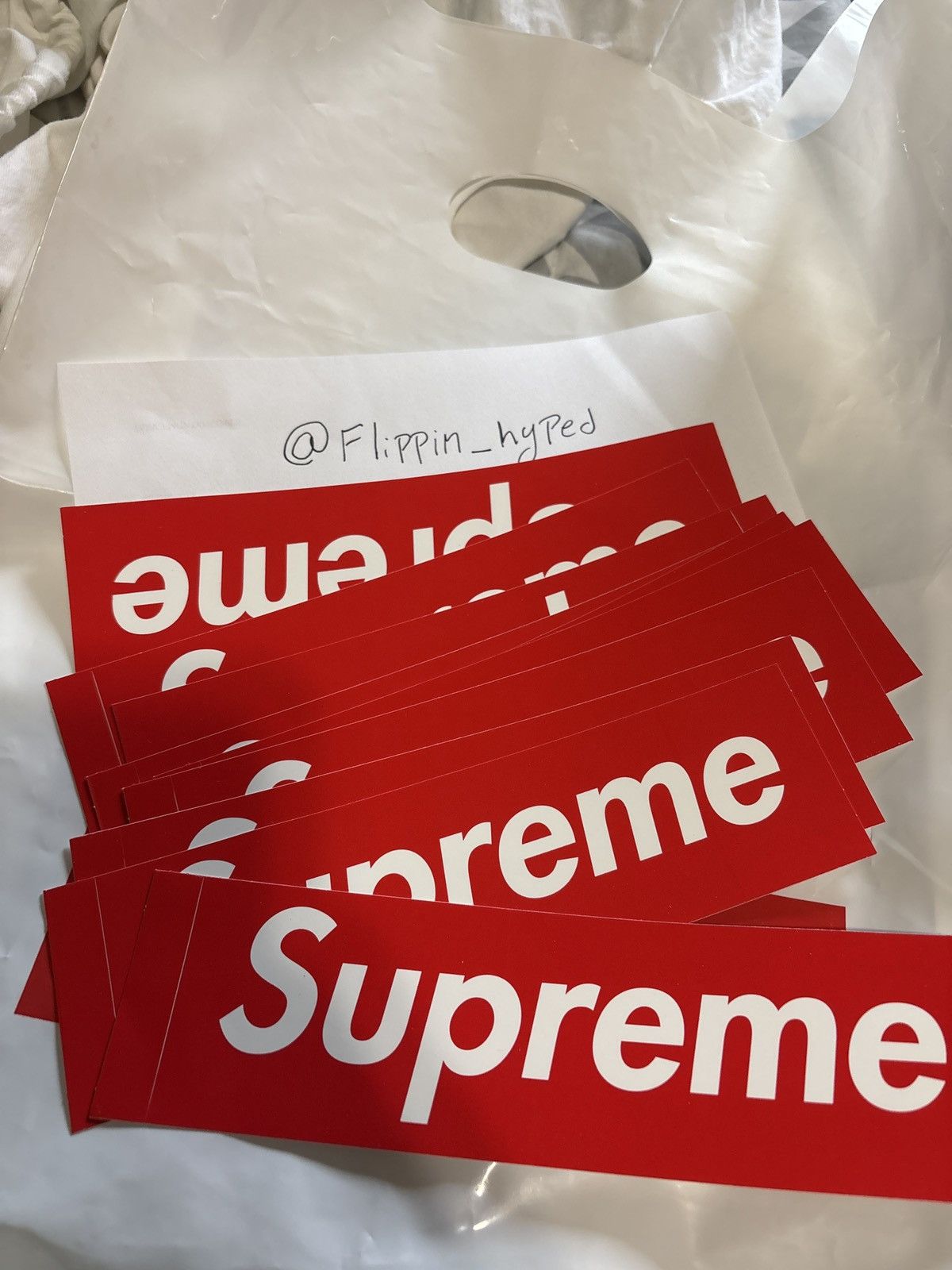 Supreme Supreme box logo stickers Size ONE SIZE - 1 Preview
