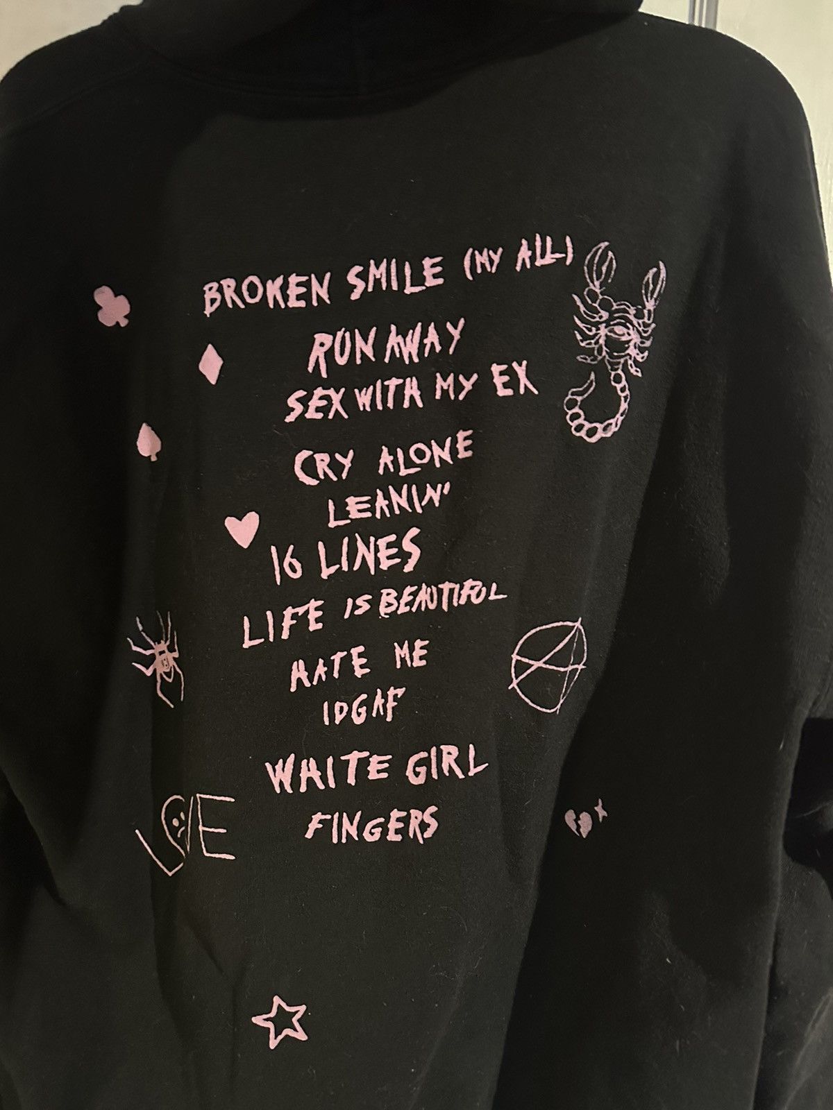 GOTHBOICLIQUE × Lil Peep Lil Peep Come Over When Your Sober PT2 Hoodie Size US L / EU 52-54 / 3 - 5 Thumbnail