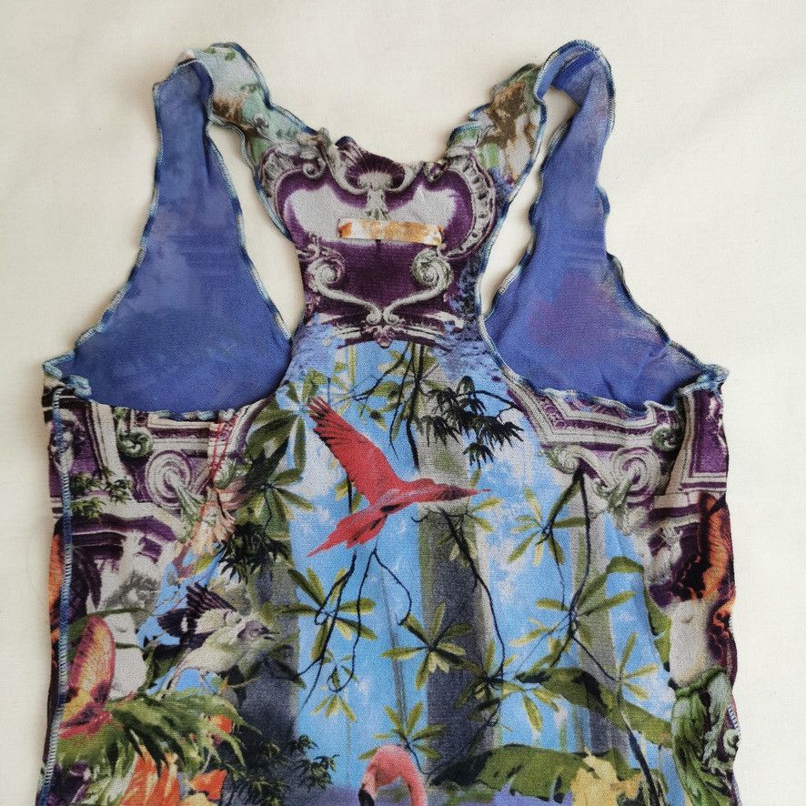 Jean Paul Gaultier Jean Paul Gaultier Flamenco Tropical Mesh Dress Vintage Size ONE SIZE - 5 Thumbnail