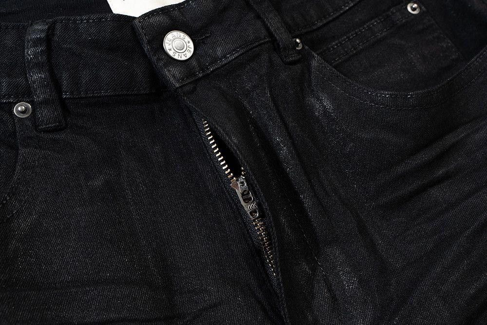Other Black Stacked Flared Waxed Jeans Size US 32 / EU 48 - 5 Thumbnail