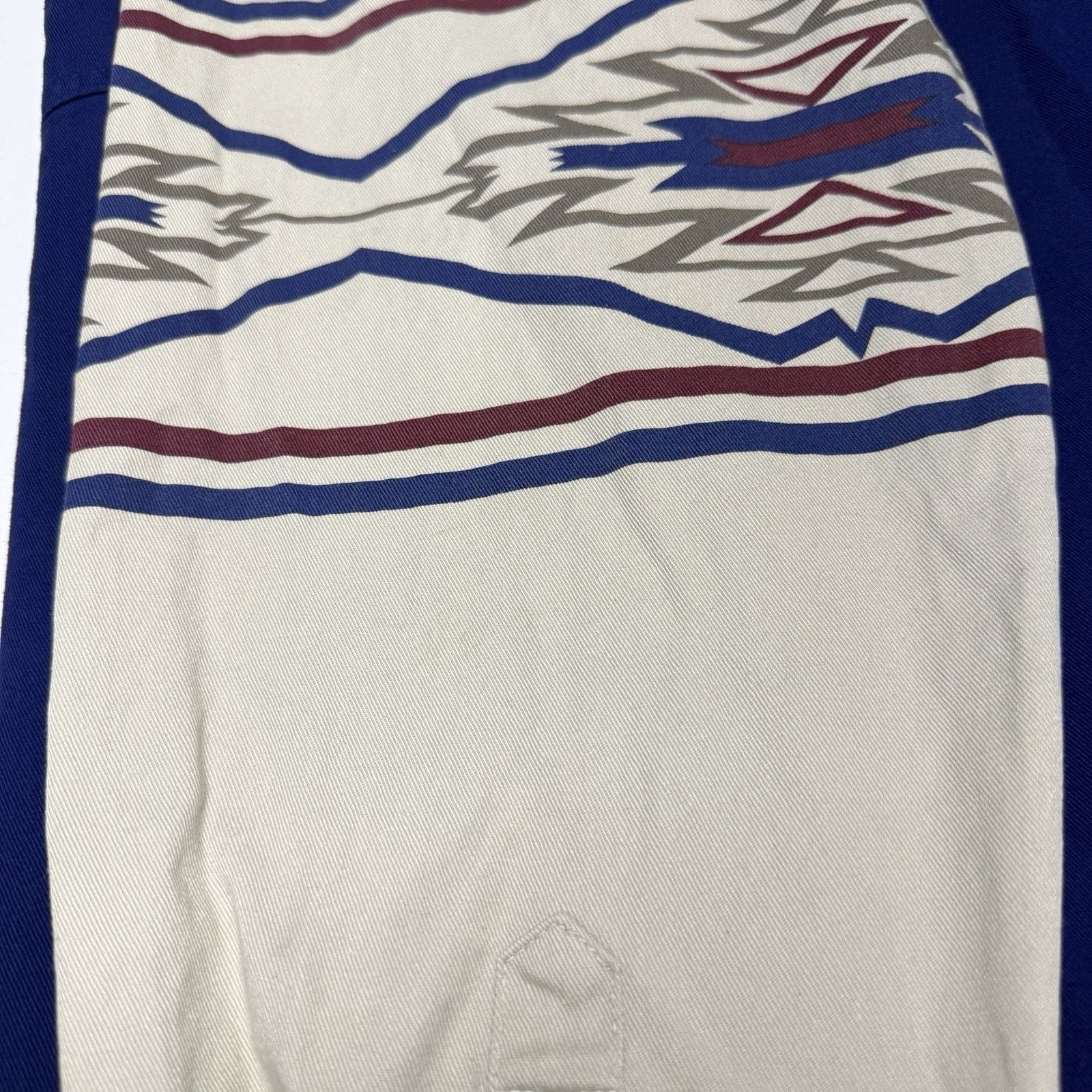 Vintage Express Rider Aztec Western Shirt Mens XL 26x29 Blue Embroid Size US XL / EU 56 / 4 - 10 Thumbnail
