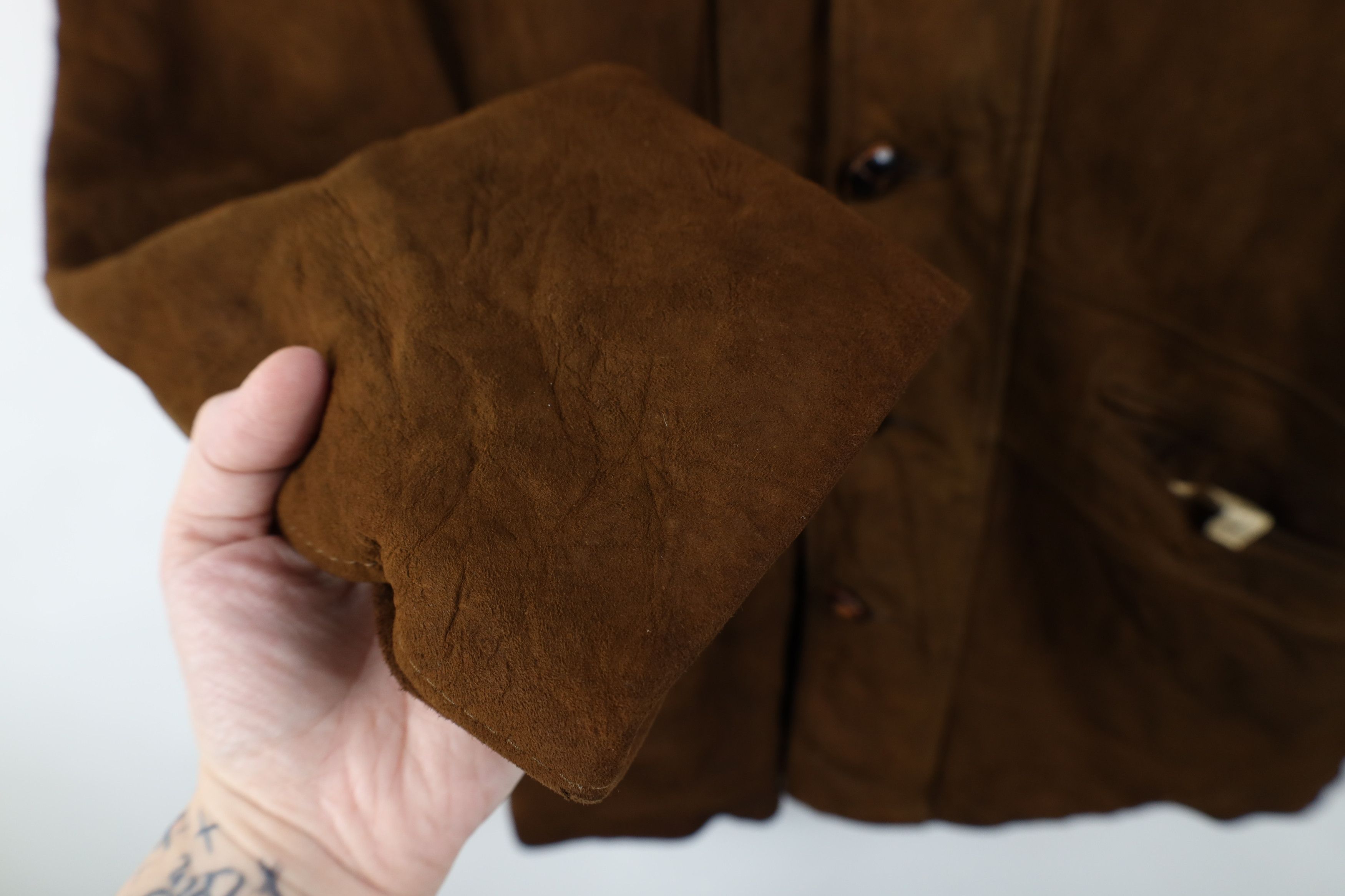 Vintage Vintage 60s Streetwear Suede Leather Rancher Jacket USA Size US XL / EU 56 / 4 - 9 Thumbnail