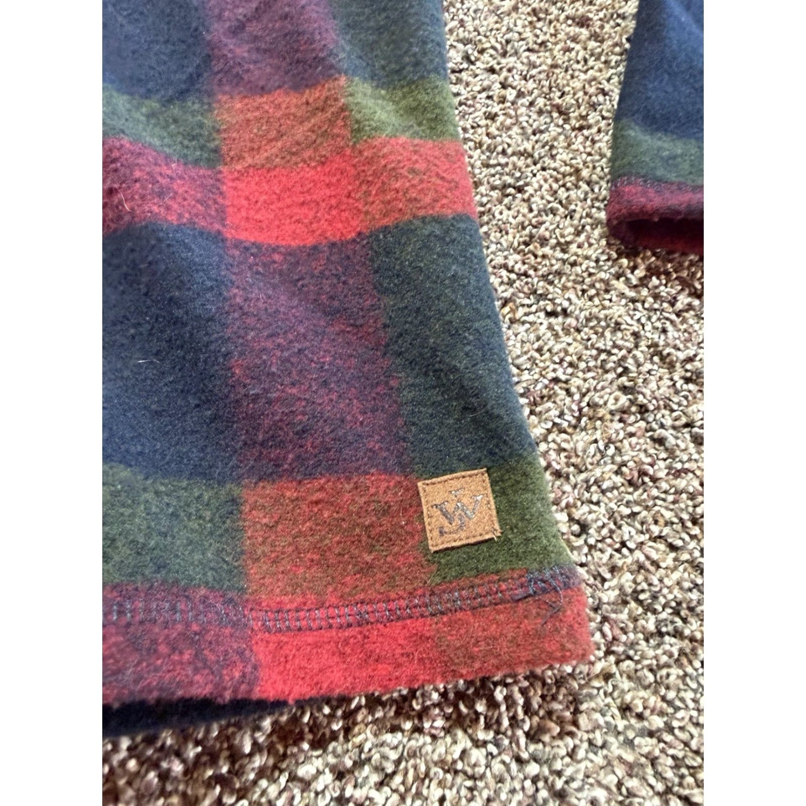 Vintage John Wayne Mens Sweater Pullover Medium Plaid Quater Snap Henley Top Size US M / EU 48-50 / 2 - 2 Thumbnail