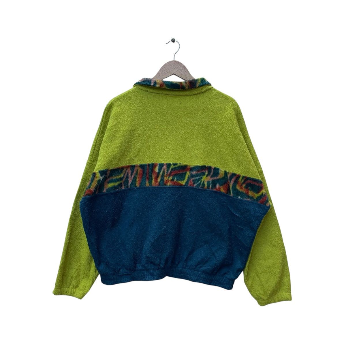 Japanese Brand × Vintage Vintage Japanese Brand Fleece Jacket Multi Colour Jacket Size US M / EU 48-50 / 2 - 2 Thumbnail