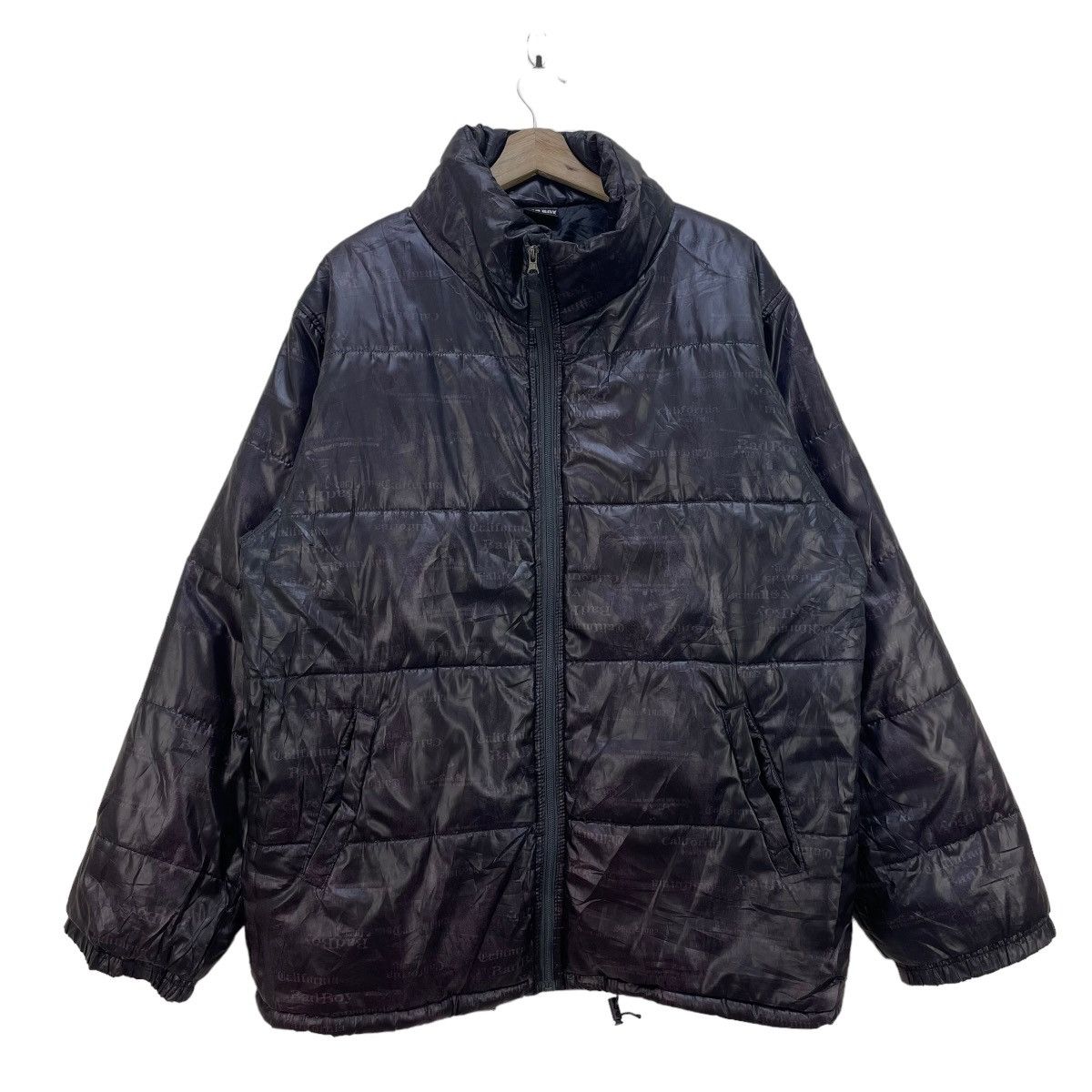 Rap Tees × Vintage Vintage Bad Boy Monogram Puffer Faded Jacket Size US L / EU 52-54 / 3 - 1 Thumbnail