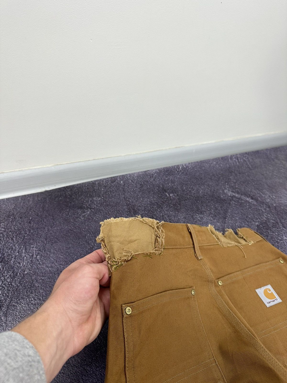 Carhartt Vintage 90s Carhartt Double Knee USA Distressed Work Pants Size US 30 / EU 46 - 12 Thumbnail