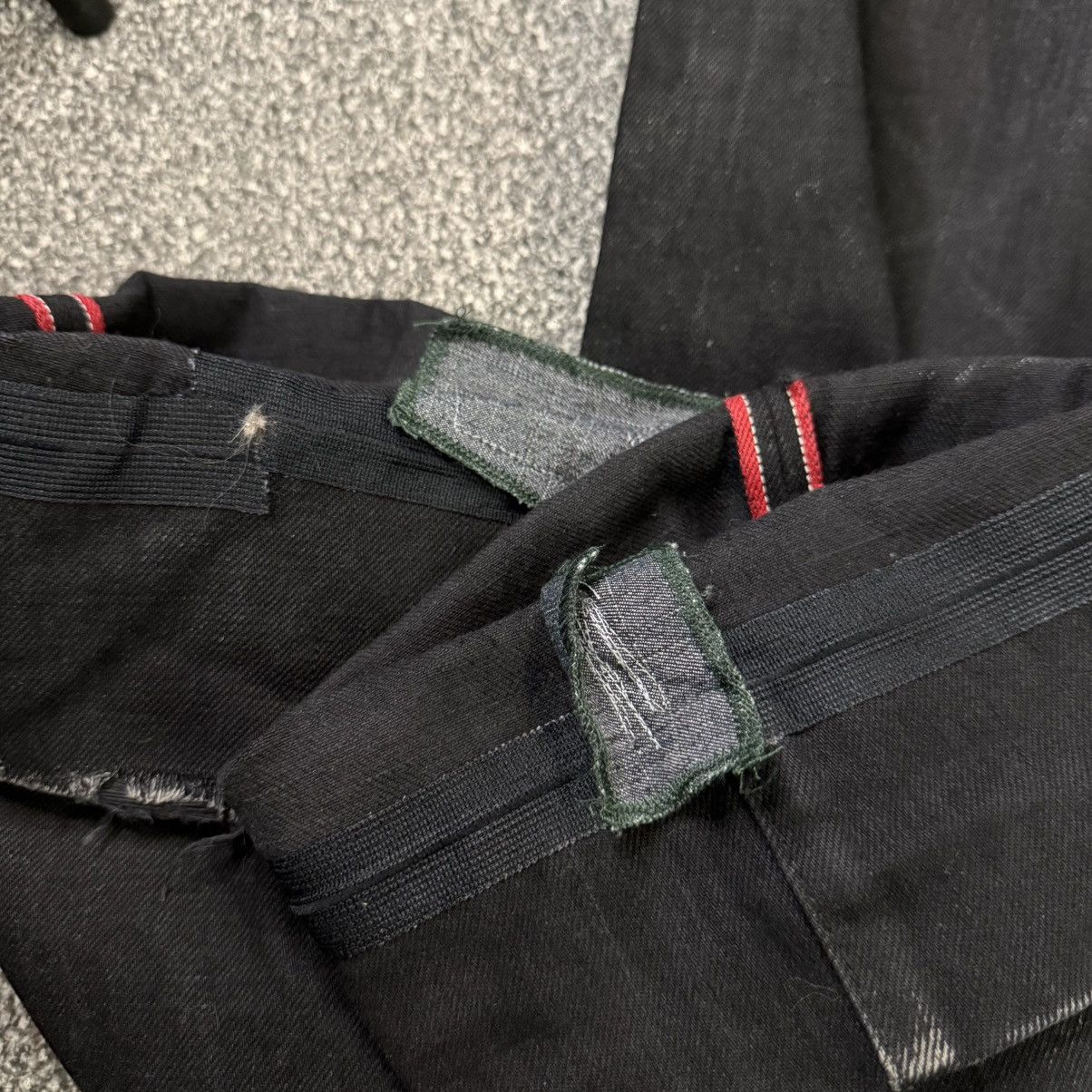 If Six Was Nine 🔥🇯🇵 Vintage Black Fade Distressed Denim Boycott Selvedge Size US 30 / EU 46 - 11 Thumbnail