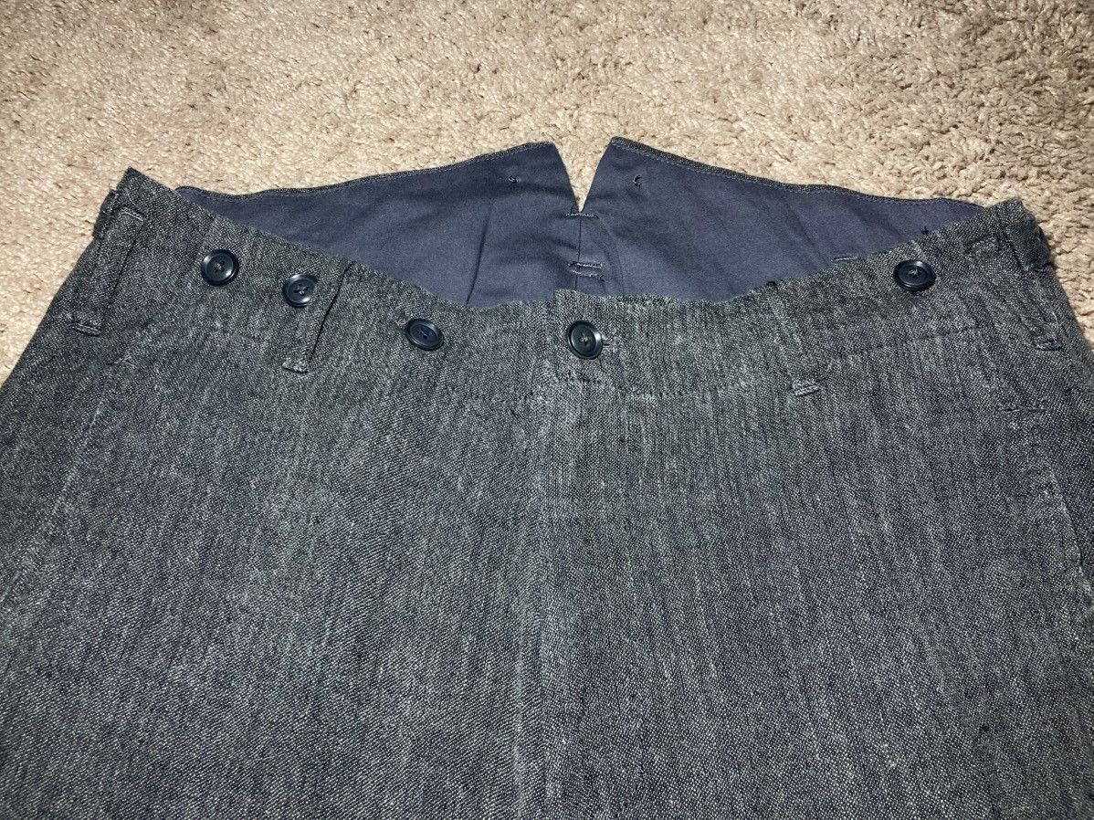 Yohji Yamamoto Sample Yohji Yamamoto Pour Homme Pants Gray Skinny 00s Size US 34 / EU 50 - 6 Thumbnail