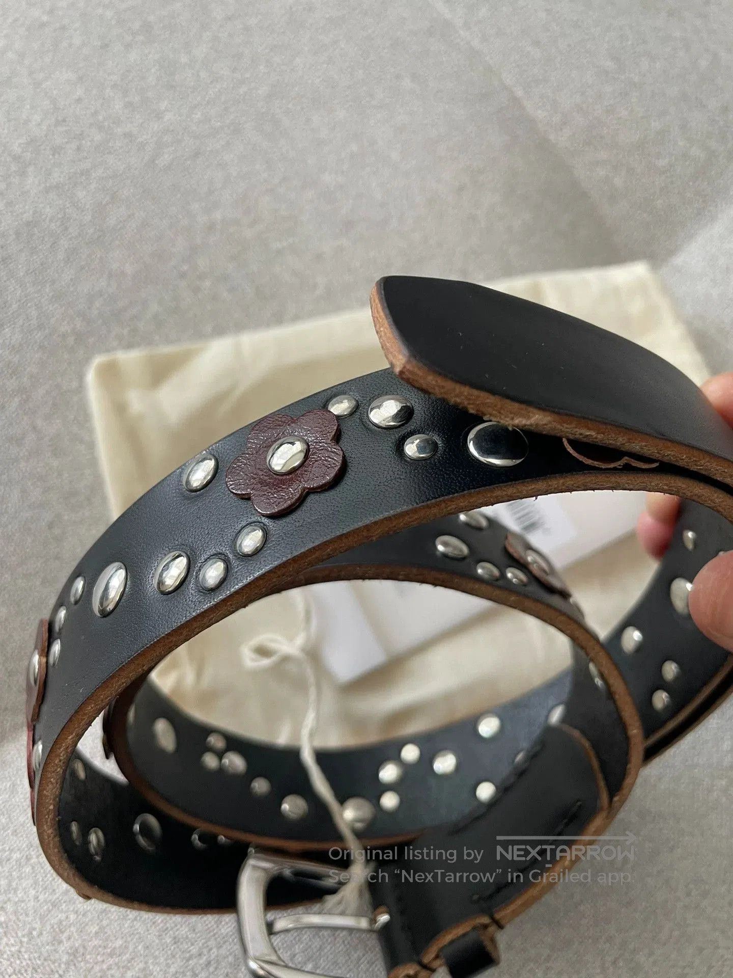 Our Legacy Our legacy Flower rivet belt. Size ONE SIZE - 4 Thumbnail