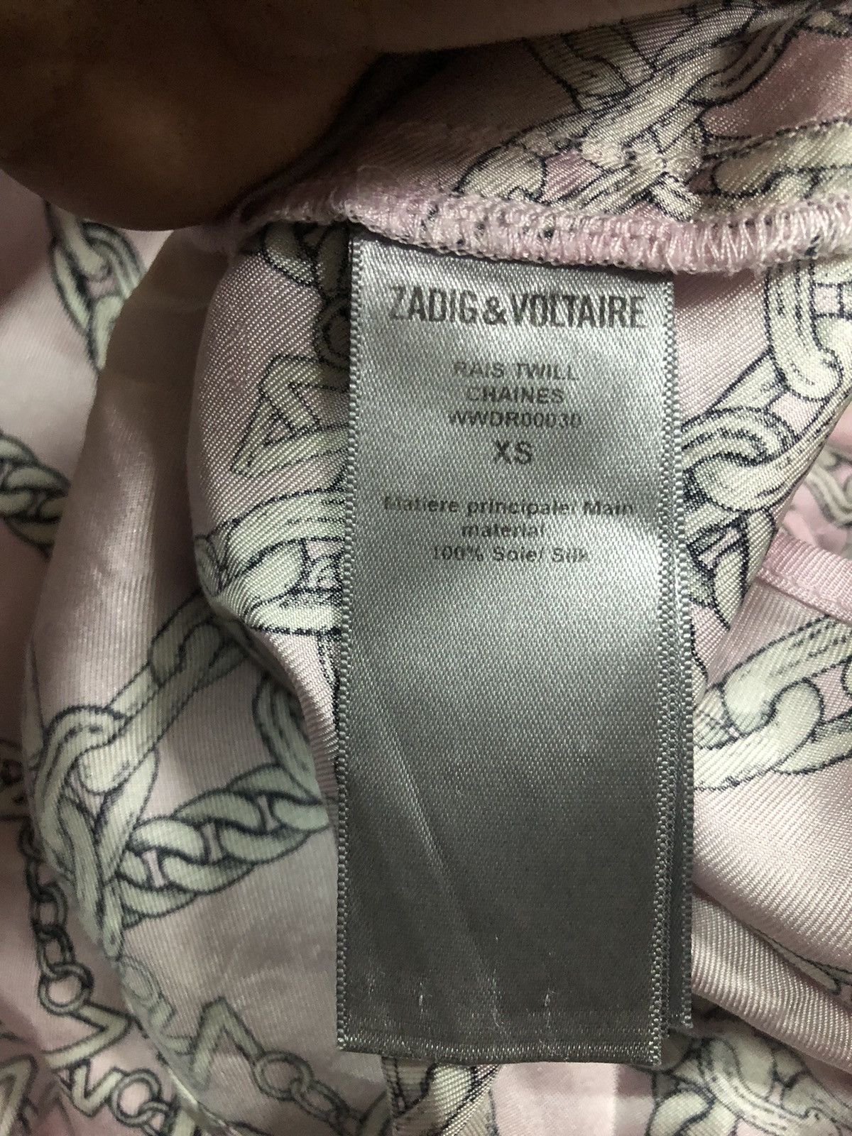 Zadig & Voltaire Zadig & Voltaire PrintEmps ete 2022 Silk Rope motif Blouses Size S / US 4 / IT 40 - 4 Thumbnail