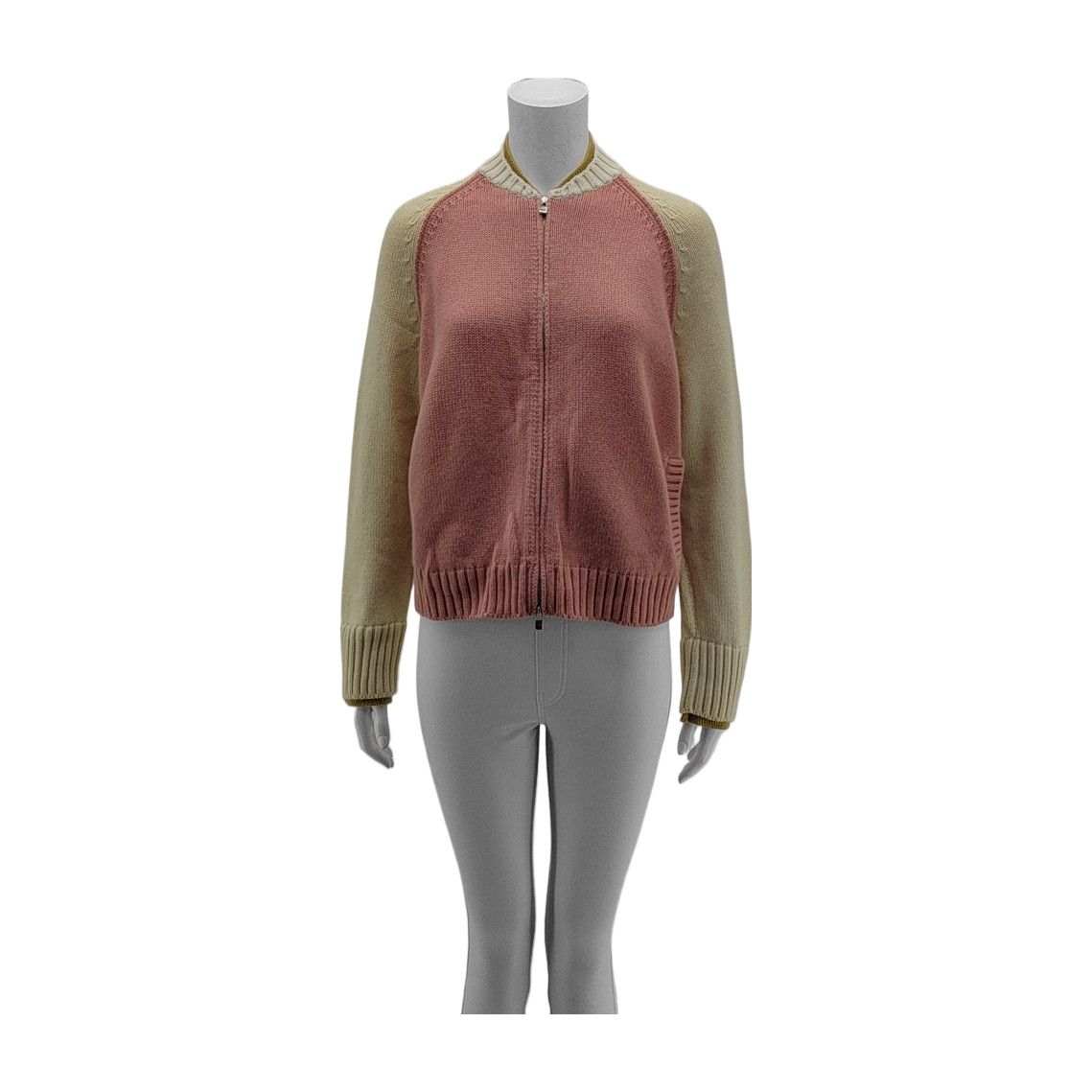 Loro Piana Loro Piana Pink Cashmere Zip Cardigan Size 38 Size XS / US 0-2 / IT 36-38 - 1 Thumbnail