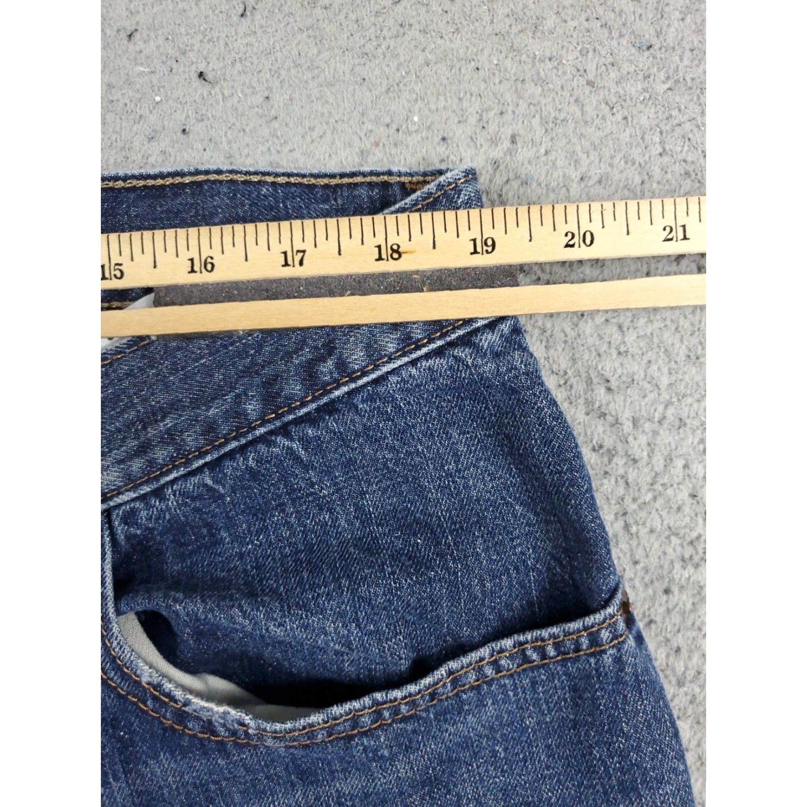 Levi's Levis 559 Mens Relaxed Straight Leg Blue Denim Jeans 40x32 XL Extra Large Size US 40 / EU 56 - 4 Thumbnail