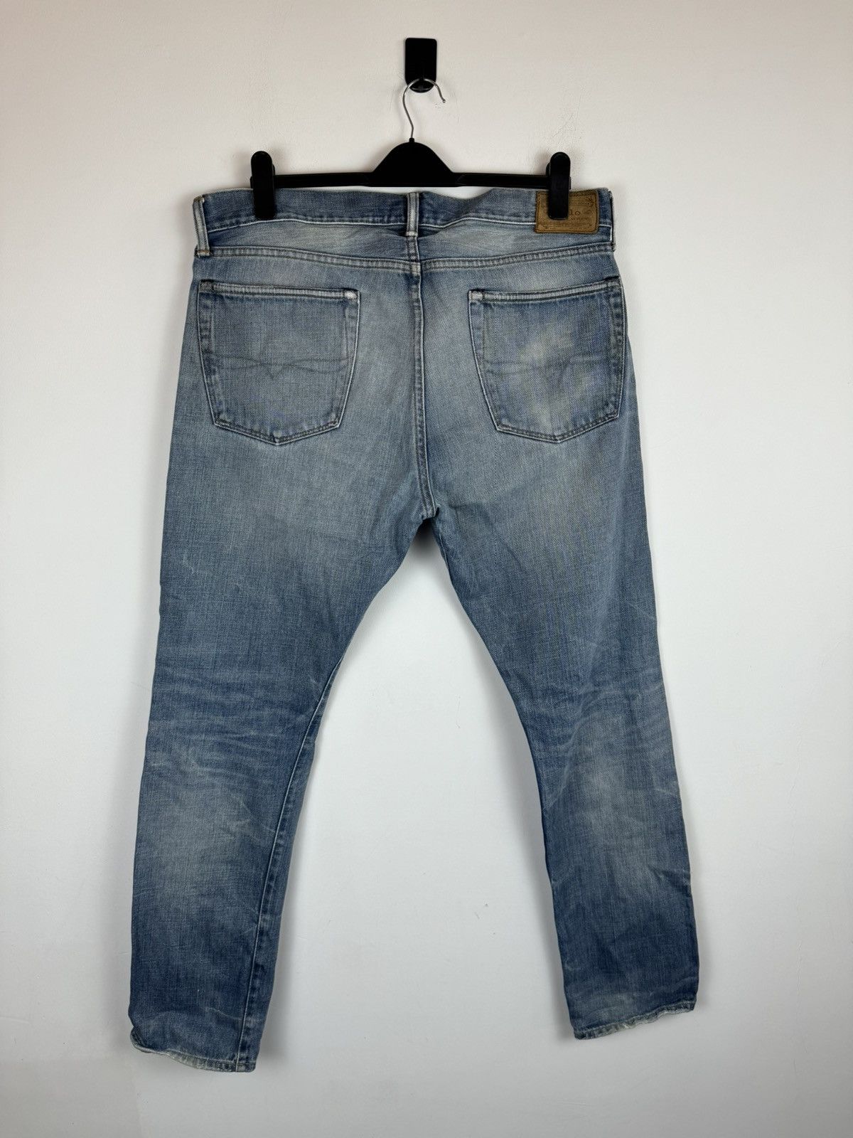 Polo Ralph Lauren × Vintage Polo Ralph Lauren Distressed Denim Jeans Made In Mexico Size US 36 / EU 52 - 1 Thumbnail
