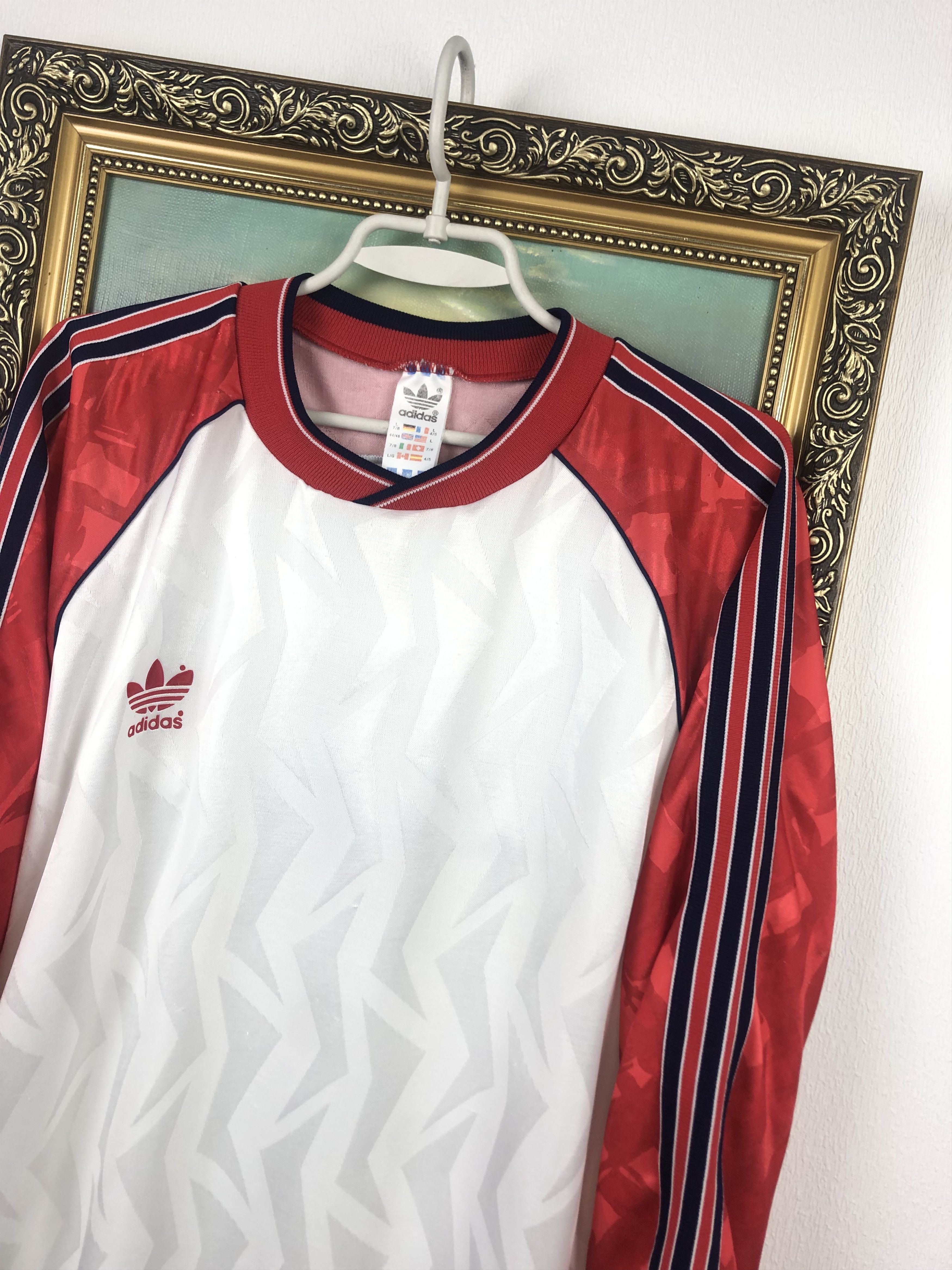 Adidas Vintage Czechoslovakia Template football shirt Long Sleeve Size US L / EU 52-54 / 3 - 4 Thumbnail
