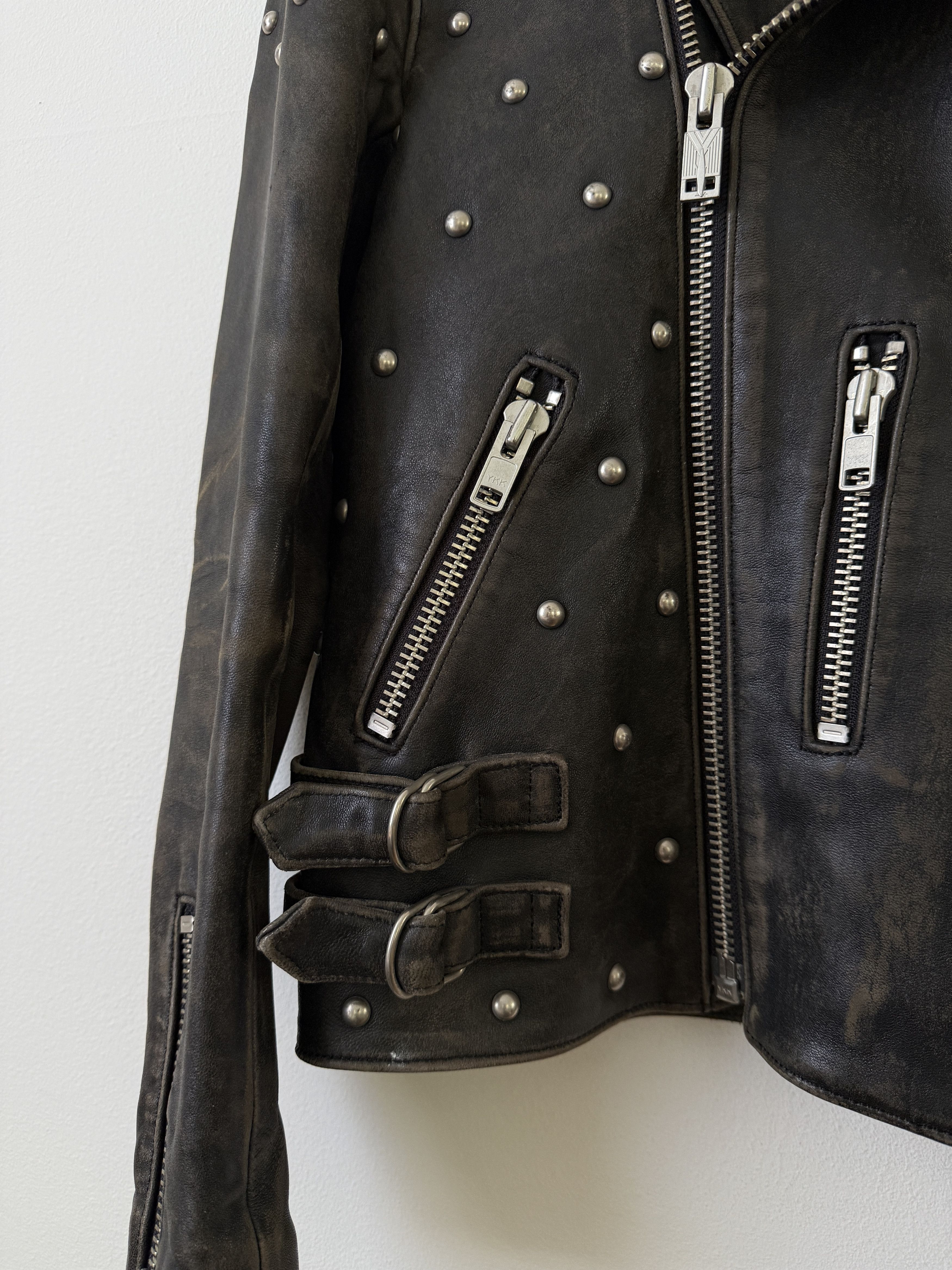 Blackmeans Lab Rat Studded Leather Punk Biker Moto Jacket Size US M / EU 48-50 / 2 - 9 Thumbnail
