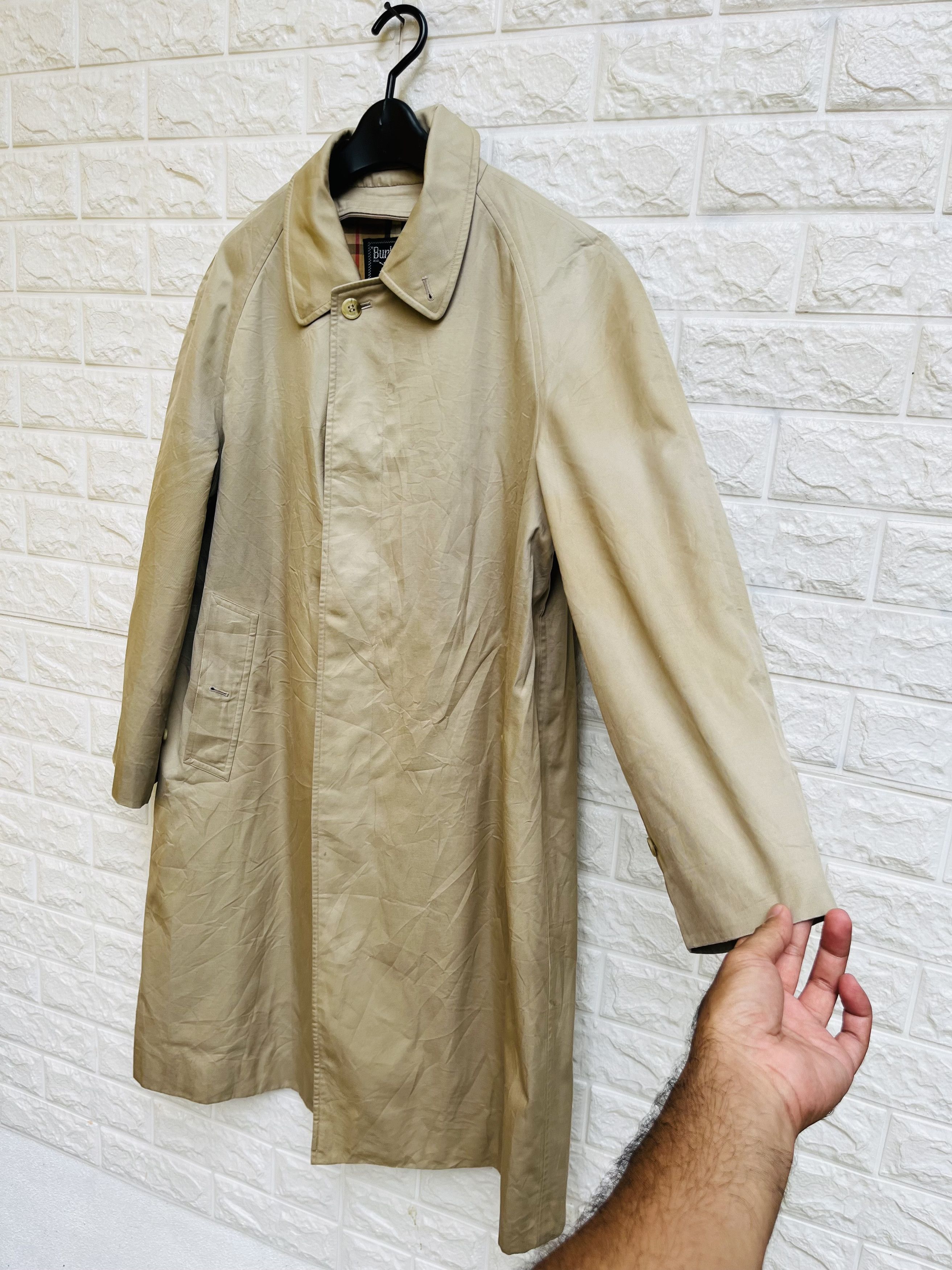 Burberry × Japanese Brand Vintage Burberry Long Coat Japanese Designer Fashion Size US L / EU 52-54 / 3 - 5 Thumbnail