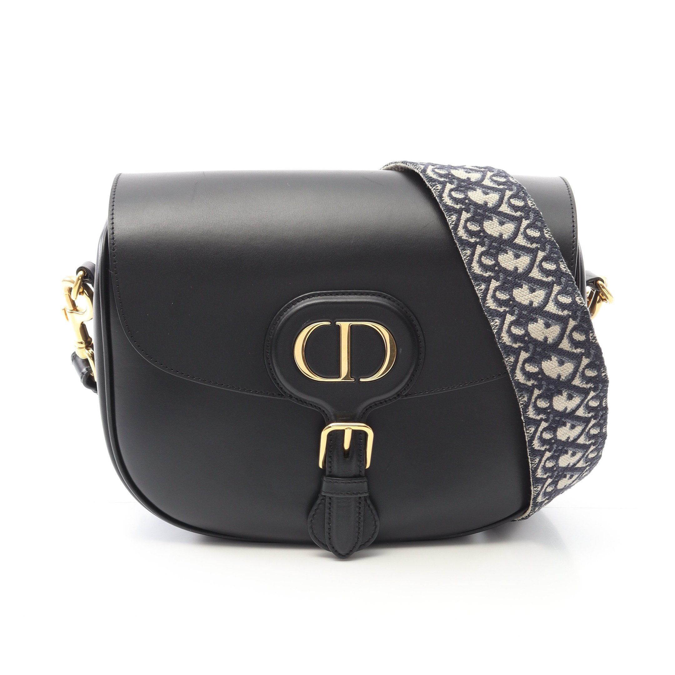 Dior Dior Bobby Large Shoulder Bag Leather Black Size ONE SIZE - 1 Thumbnail