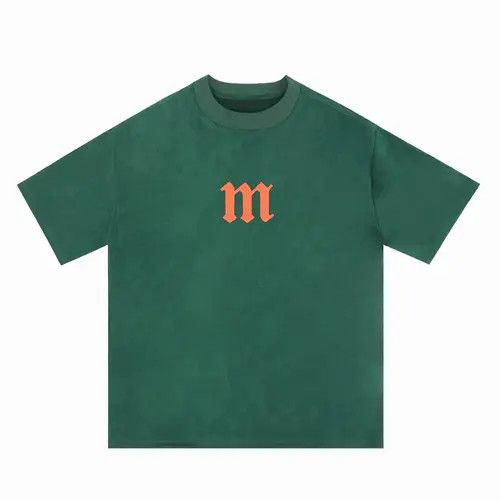 Japanese Brand × Vintage Green retro letter print loose T-shirt Size US L / EU 52-54 / 3 - 1 Thumbnail