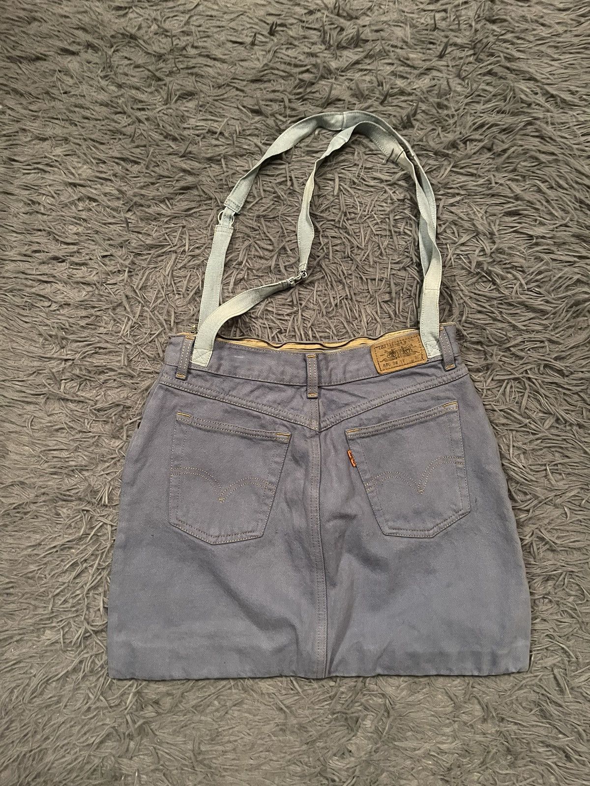 Levi’s 90s vintage orange tab recycled handmade denim bag