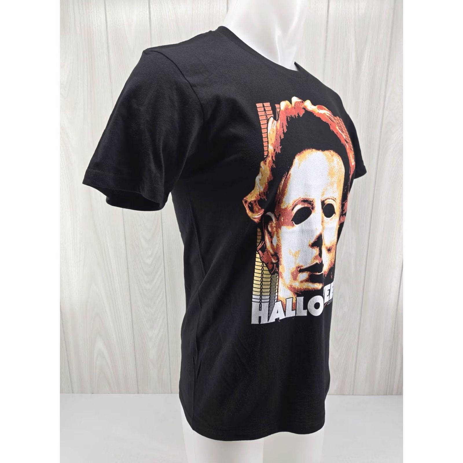 Vintage Halloween Michael Myers Black Mens Shirt Cotton Mens Small Size US S / EU 44-46 / 1 - 7 Thumbnail