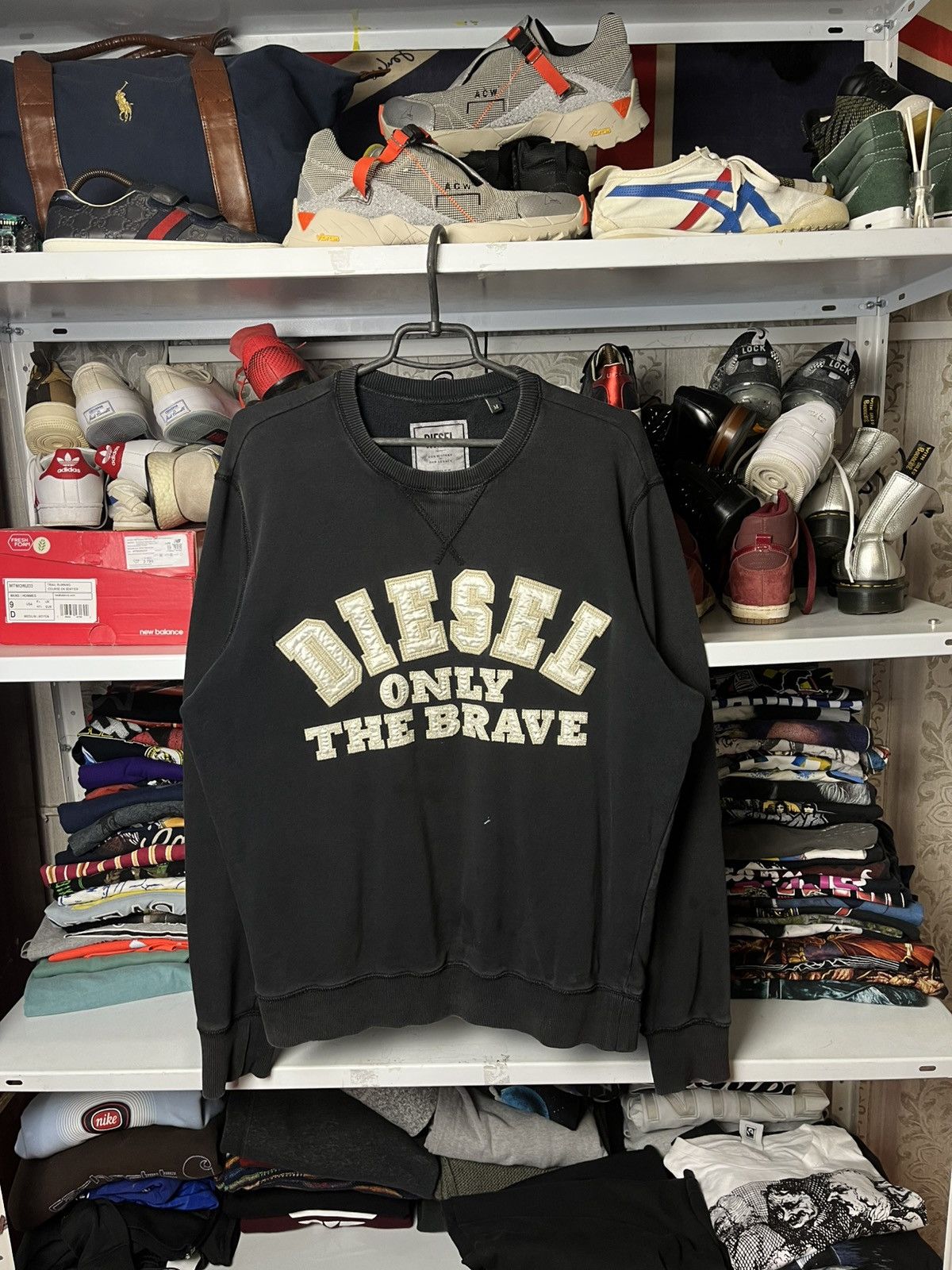 Other Vintage Diesel Distressed Big Ligo Sweatshirt Y2K Size US M / EU 48-50 / 2 - 1 Thumbnail