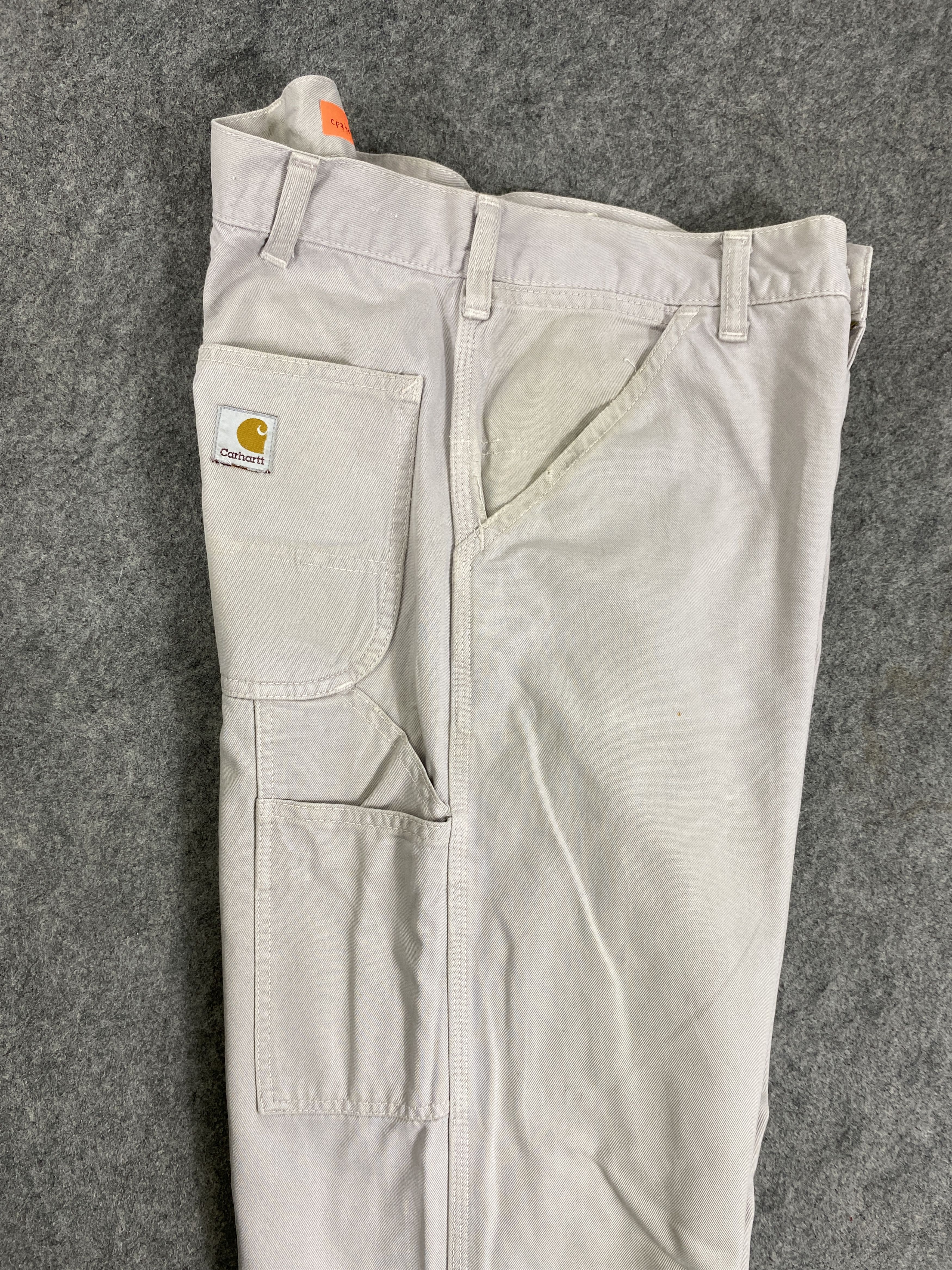 Carhartt Vintage Carhartt Tan Cargo Carpenter Pants -CP248 Size US 31 - 4 Thumbnail