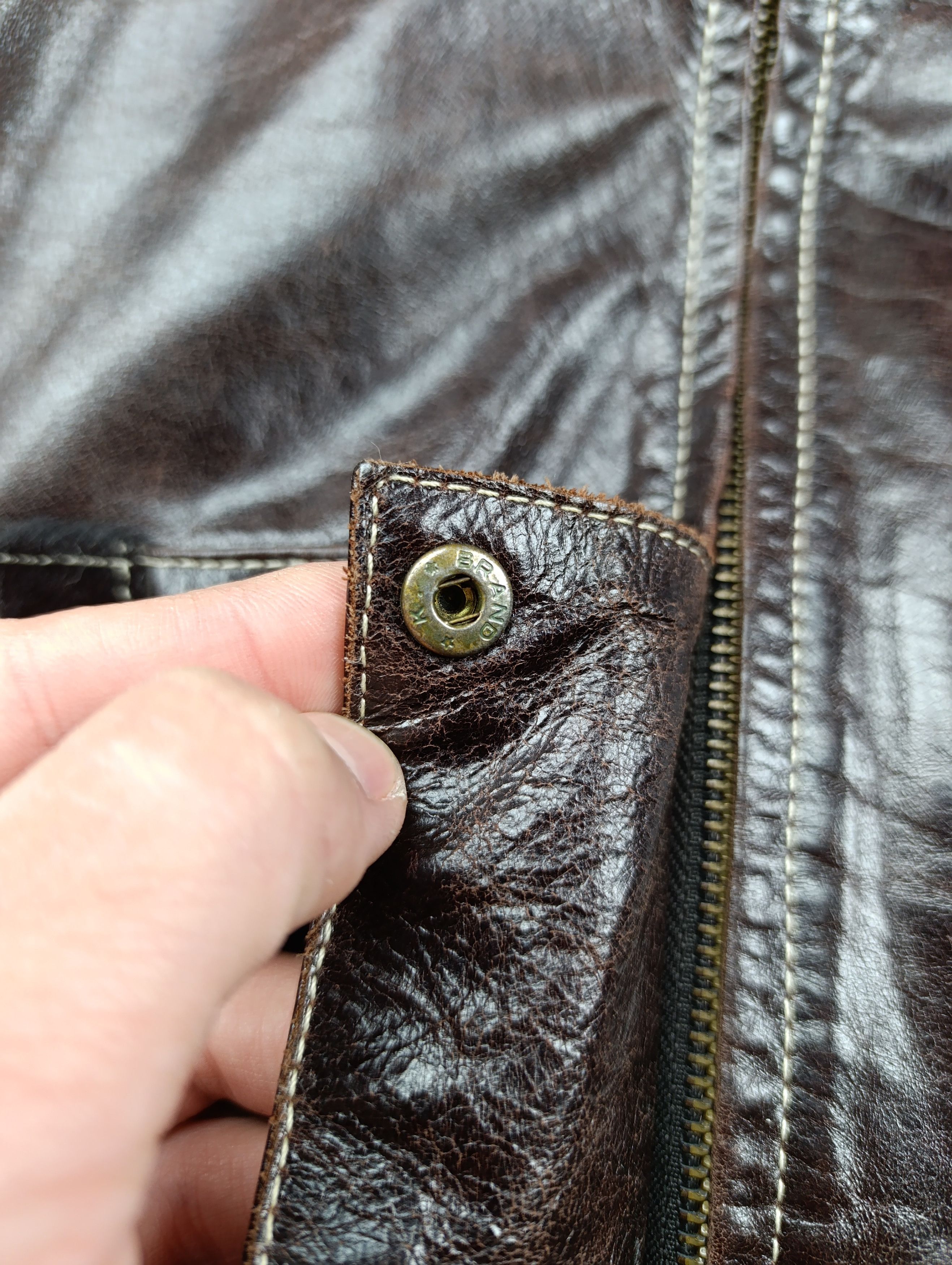 Versace Versace Womens Vintage Leather Avant-garde Jacket Size XS / US 0-2 / IT 36-38 - 13 Thumbnail