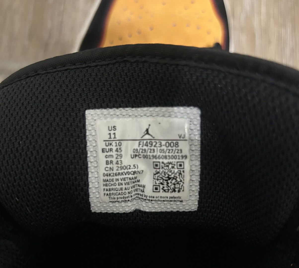 Nike Air Jordan 1 Mid SE ‘Vivid Orange’ Size US 11 / EU 44 - 5 Thumbnail