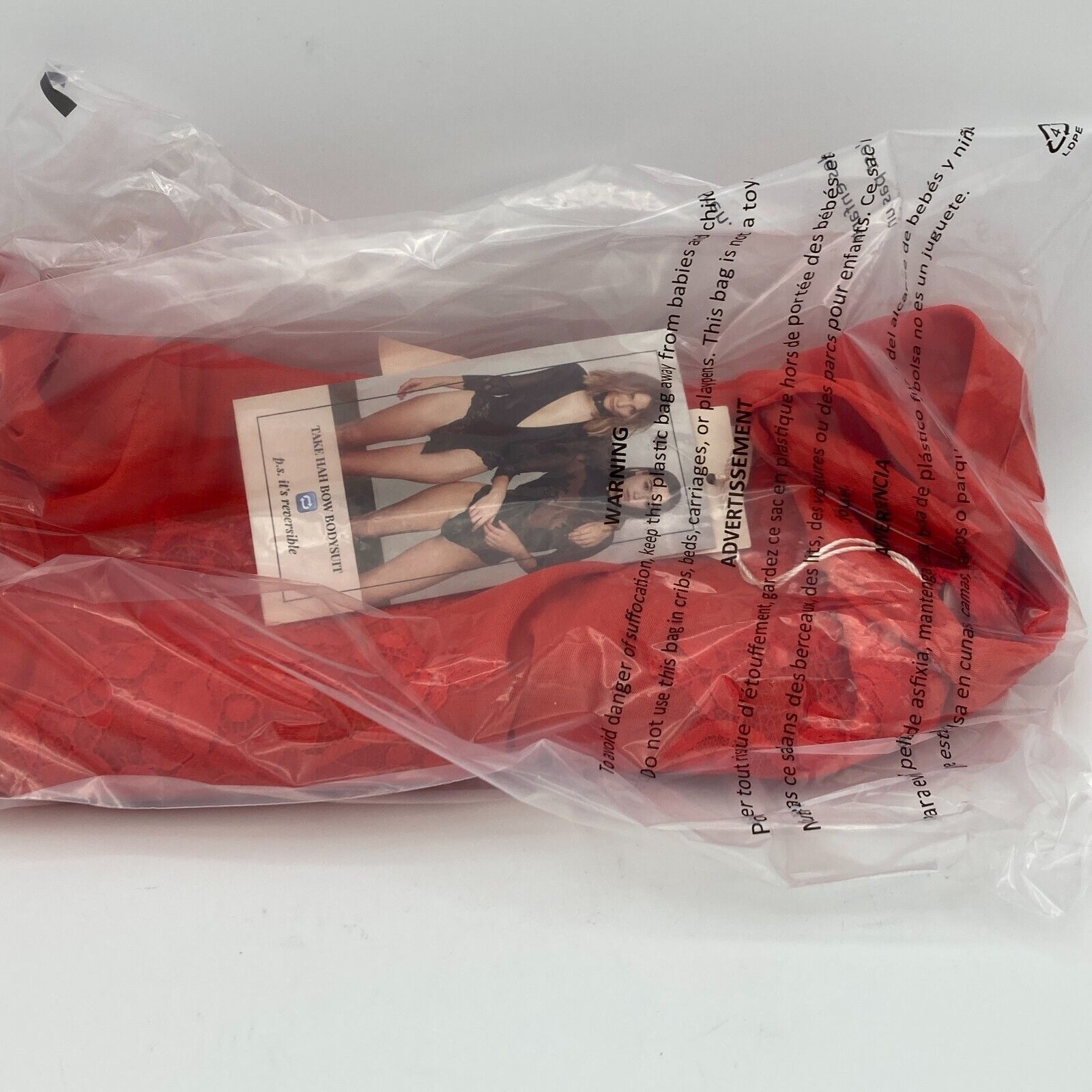 Free People FREE PEOPLE Take HAH Bow Lingerie 1Piece Blood Orange Small Size S / US 4 / IT 40 - 15 Thumbnail