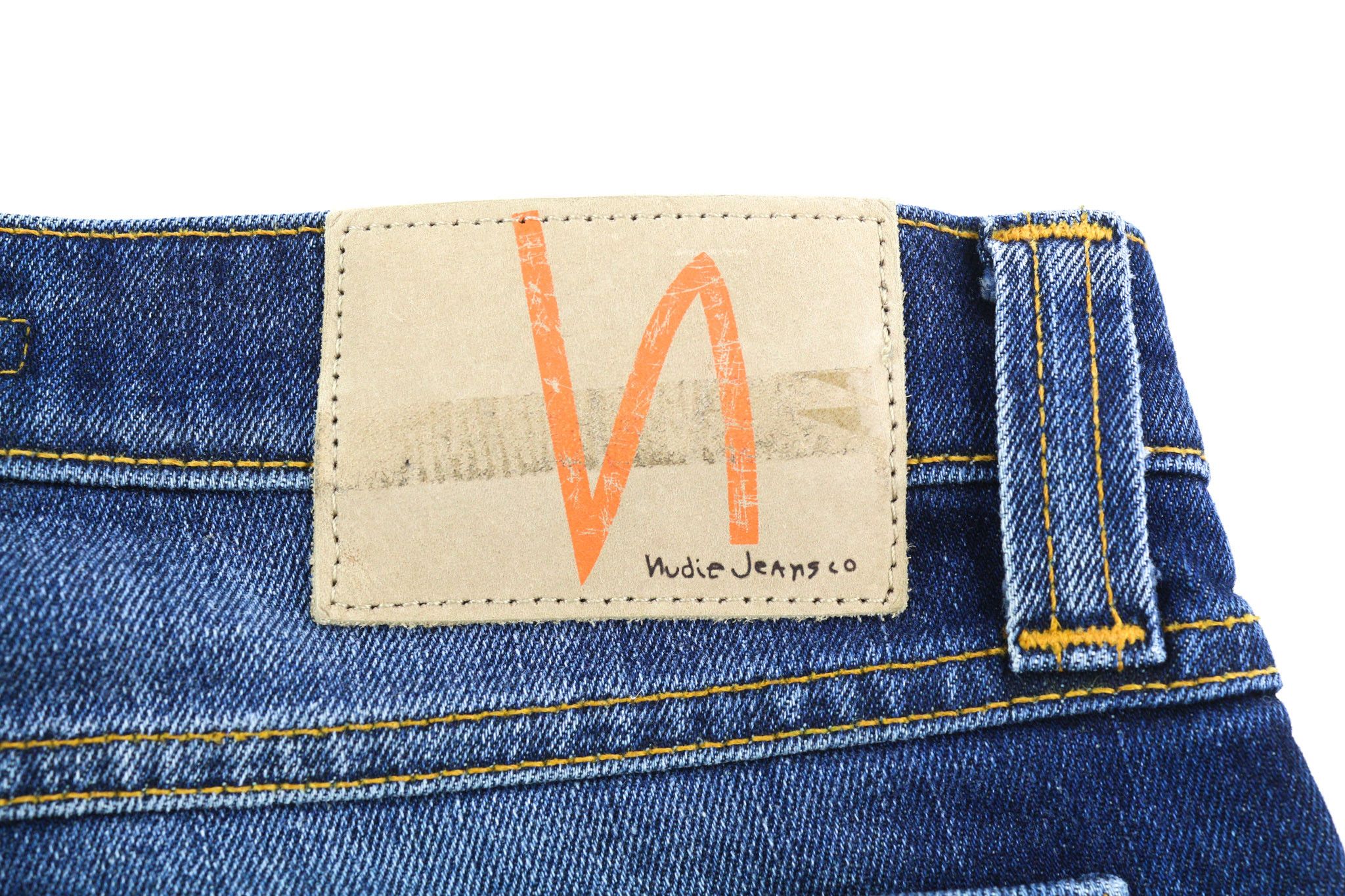 Nudie Jeans TUBE KELLY W28/L34 Organic Dark Indigo Slim 82662 Size US 28 / EU 44 - 10 Thumbnail