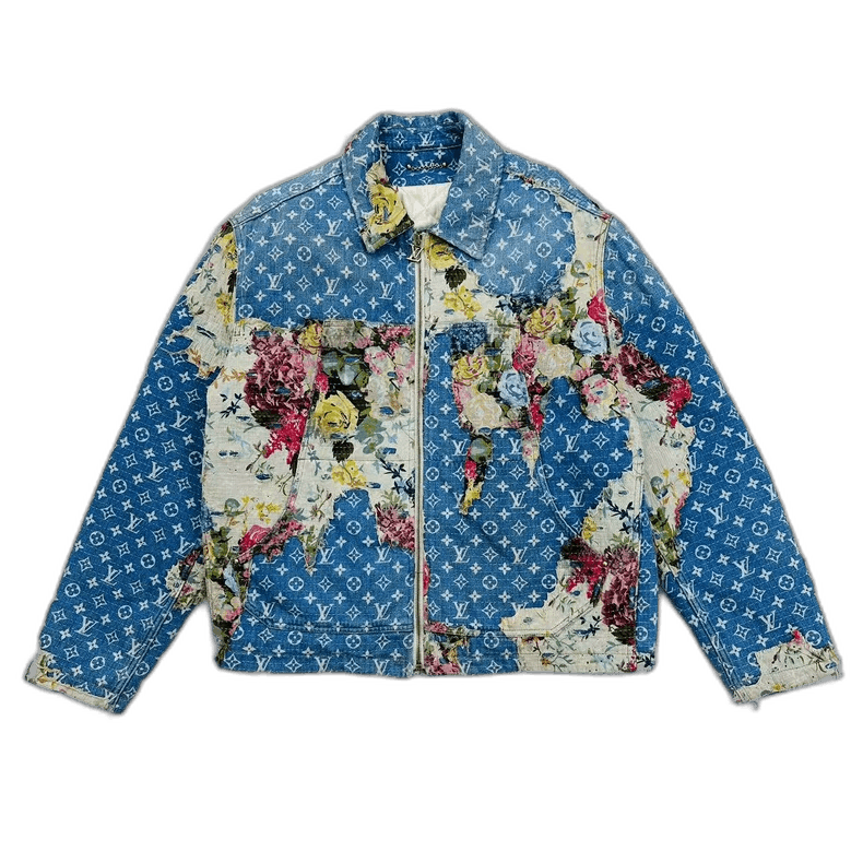 Louis Vuitton Louis Vuitton Floral Denim Jacket-yf Size US L / EU 52-54 / 3 - 1 Thumbnail