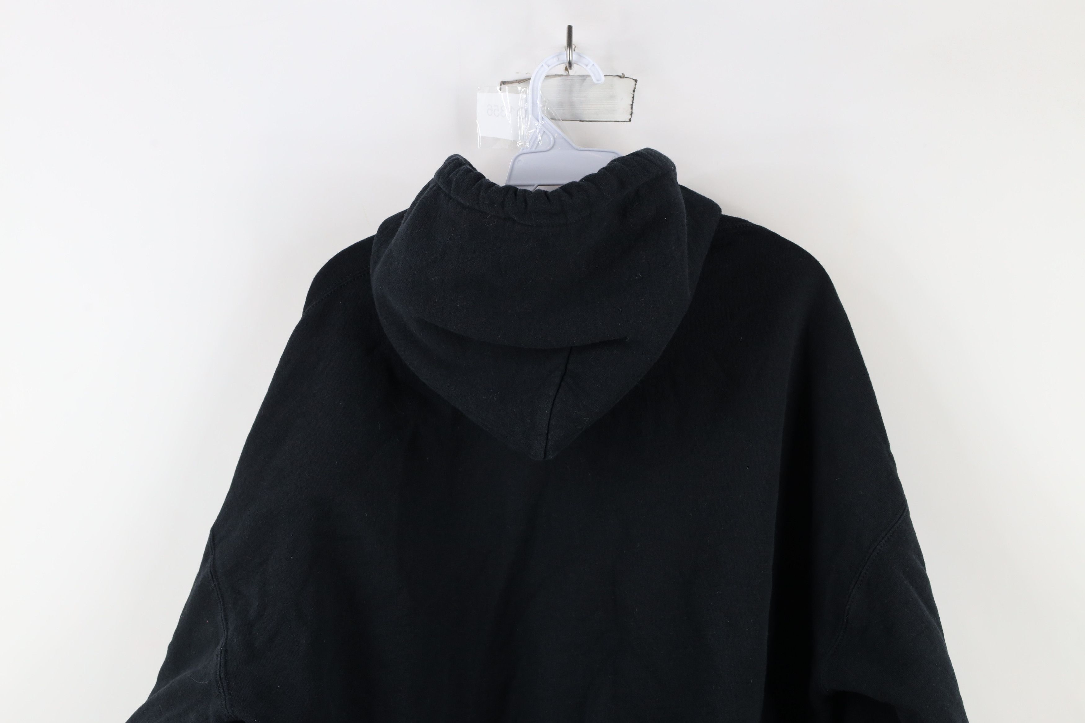 Vintage Vintage 90s Kappa Psi Fraternity Hoodie Sweatshirt Black Size US XL / EU 56 / 4 - 9 Thumbnail