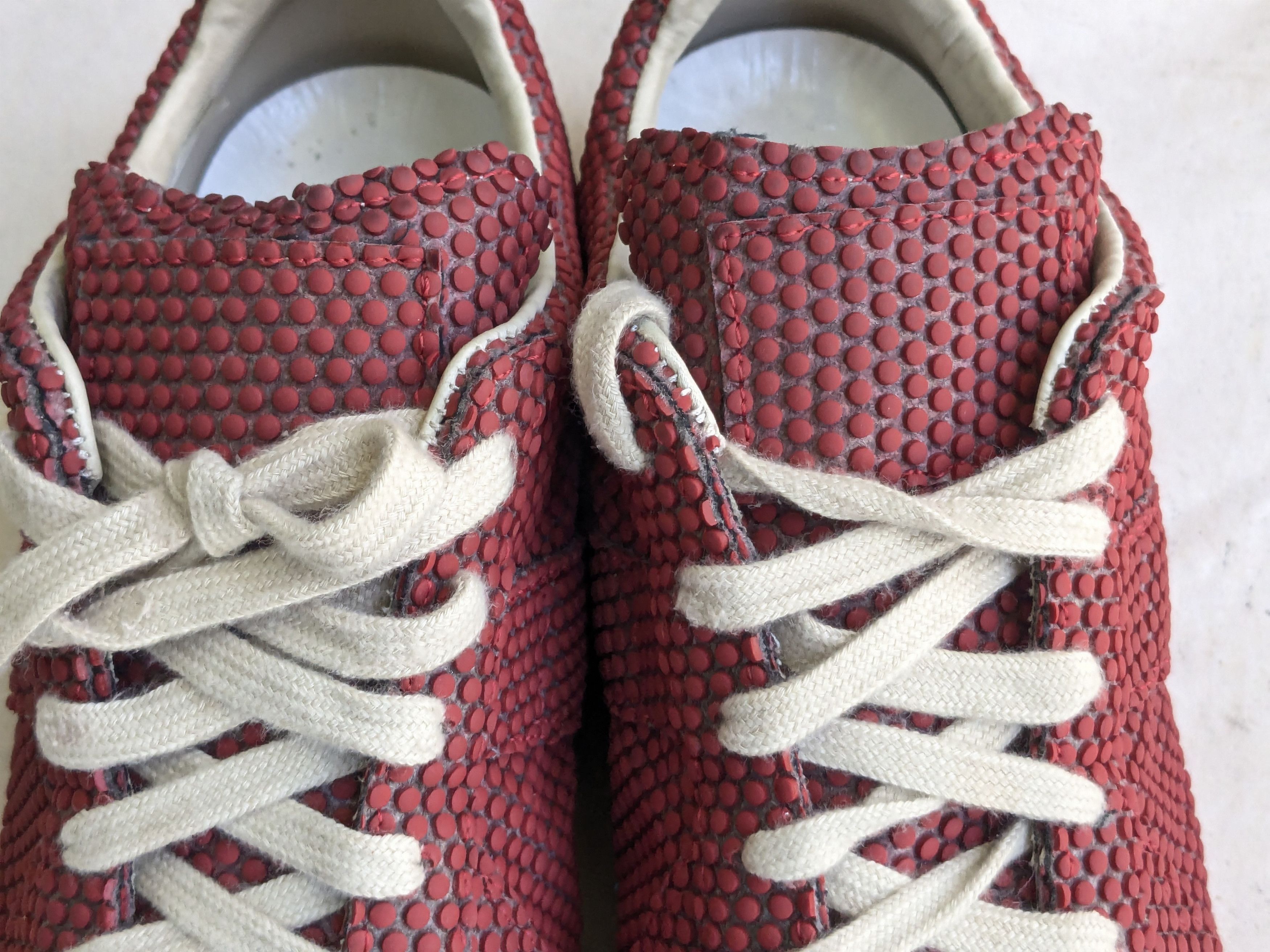 Maison Margiela Maison Margiela GAT Replica Red 8.5 41.5 Low Tops Size US 8.5 / EU 41-42 - 5 Thumbnail