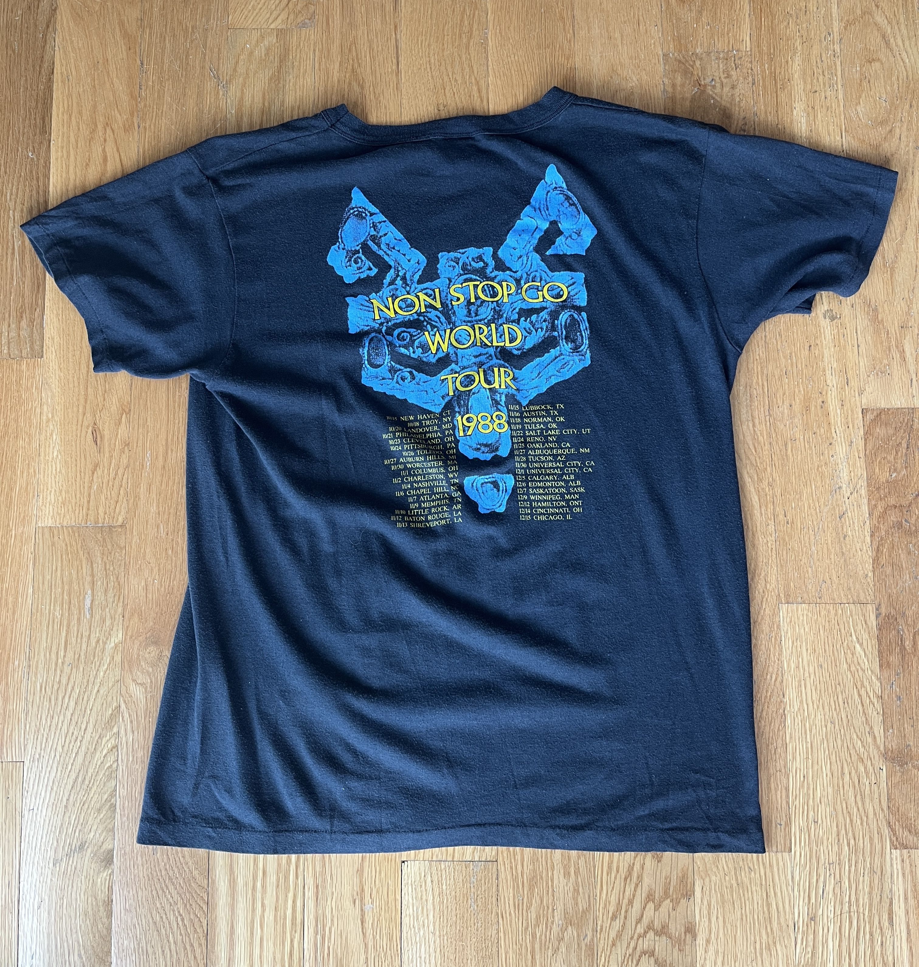 Band Tees Vintage 1988 Robert Plant Non Stop Tour Shirt Size US M / EU 48-50 / 2 - 3 Thumbnail