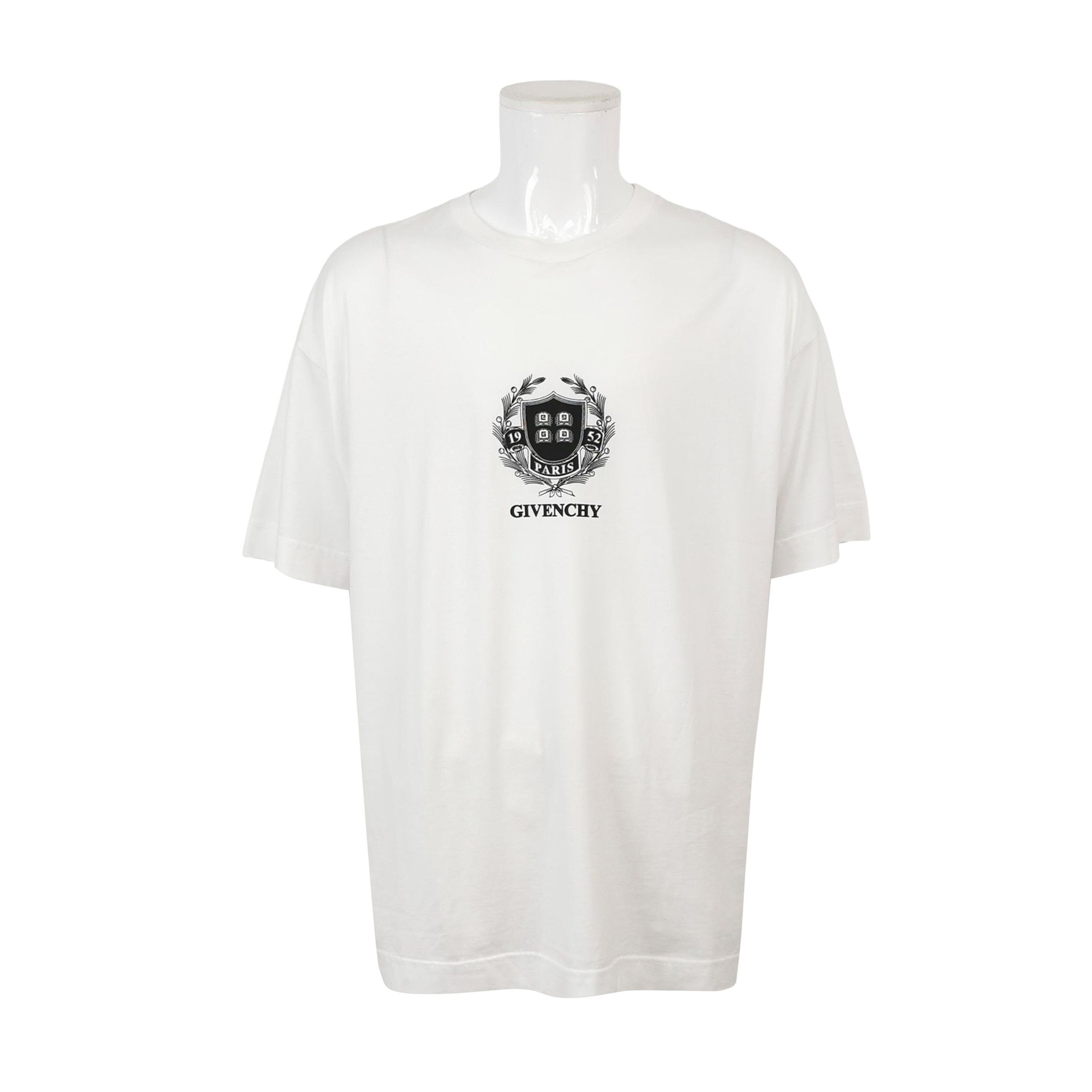 Givenchy Givenchy Crest Logo Graphic T-Shirt XL Size US XL / EU 56 / 4 - 1 Thumbnail