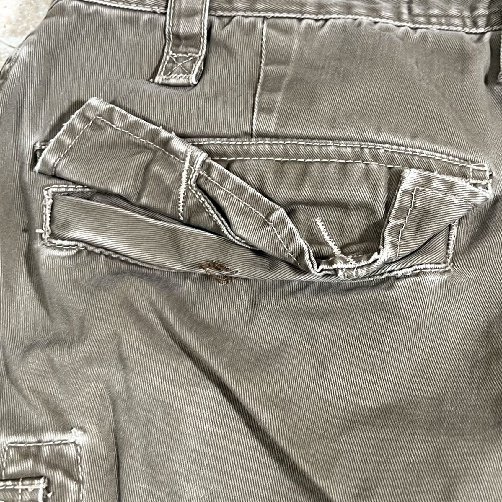 Nautica VINTAGE Nautica Cargo Shorts Paratrooper Baggy Pockets 28 Men Brown Y2K Military Jean Co Waist 28 Size US 28 / EU 44 - 6 Thumbnail