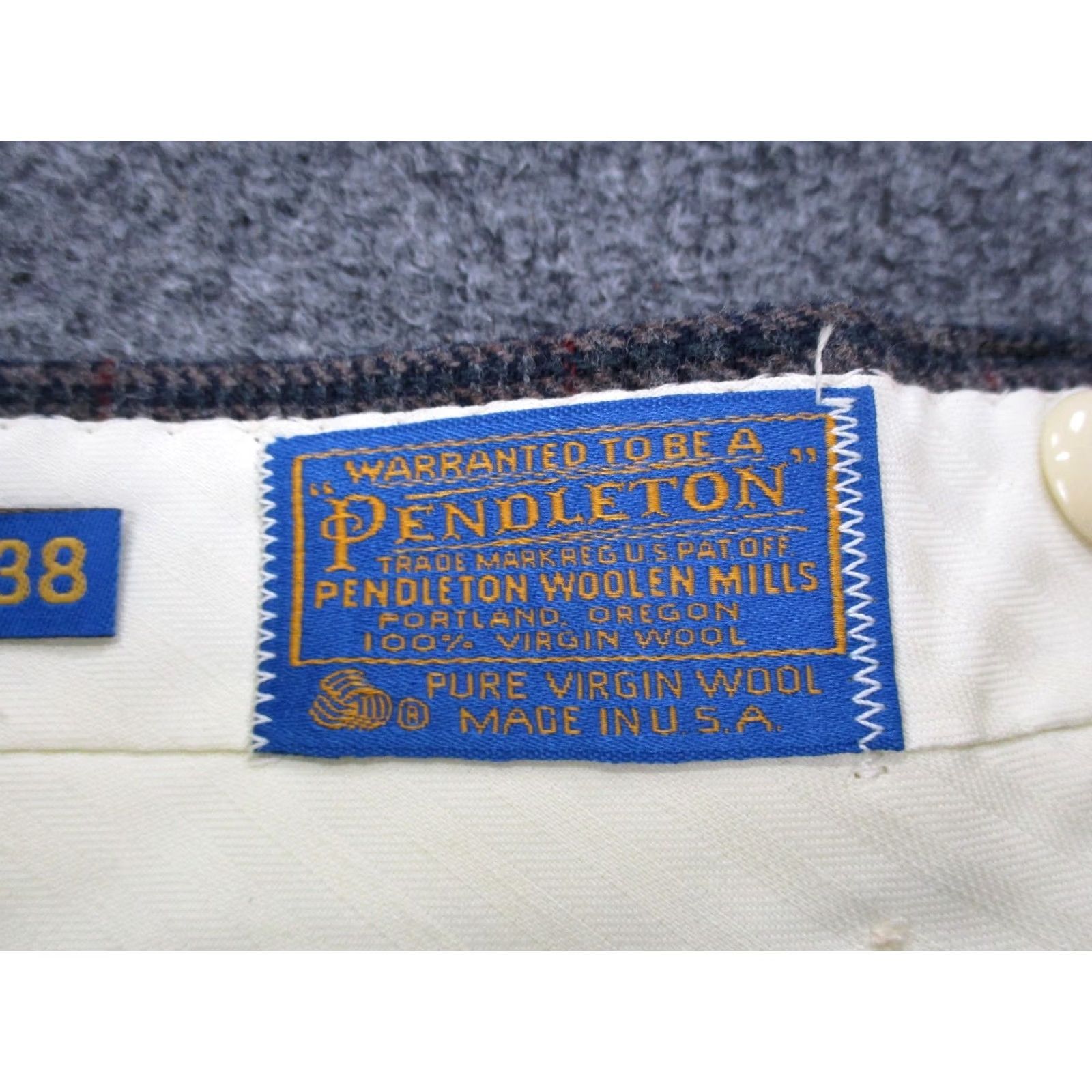 Pendleton Pendleton Pants Mens 38 Gray Wool Chino Vintage Brand: Pendleton Pants Men 38 Gray Wool Chino Vintage Size US 38 / EU 54 - 7 Thumbnail