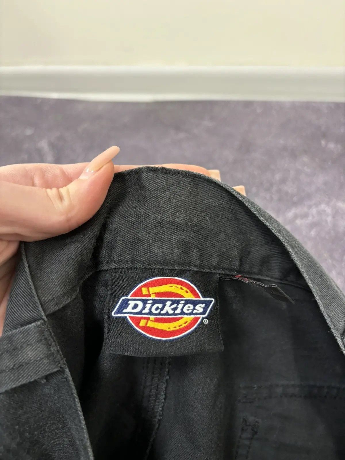 Dickies × Vintage Vintage Dickies Black Workwear Hype Baggy Cargo Pants Size US 34 / EU 50 - 13 Thumbnail