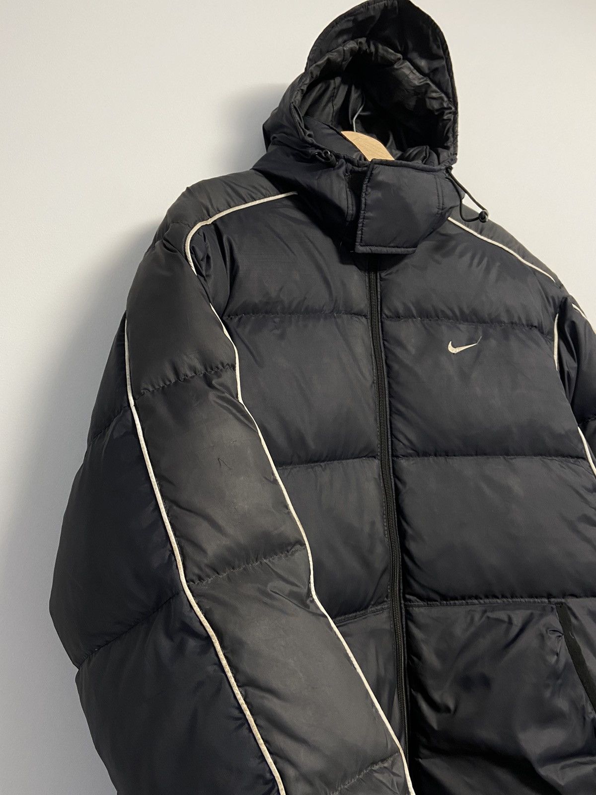 Nike × Vintage NIKE DOWN PUFFER Y2K JACKET 90's SWOOSH LOGO Size US L / EU 52-54 / 3 - 10 Thumbnail