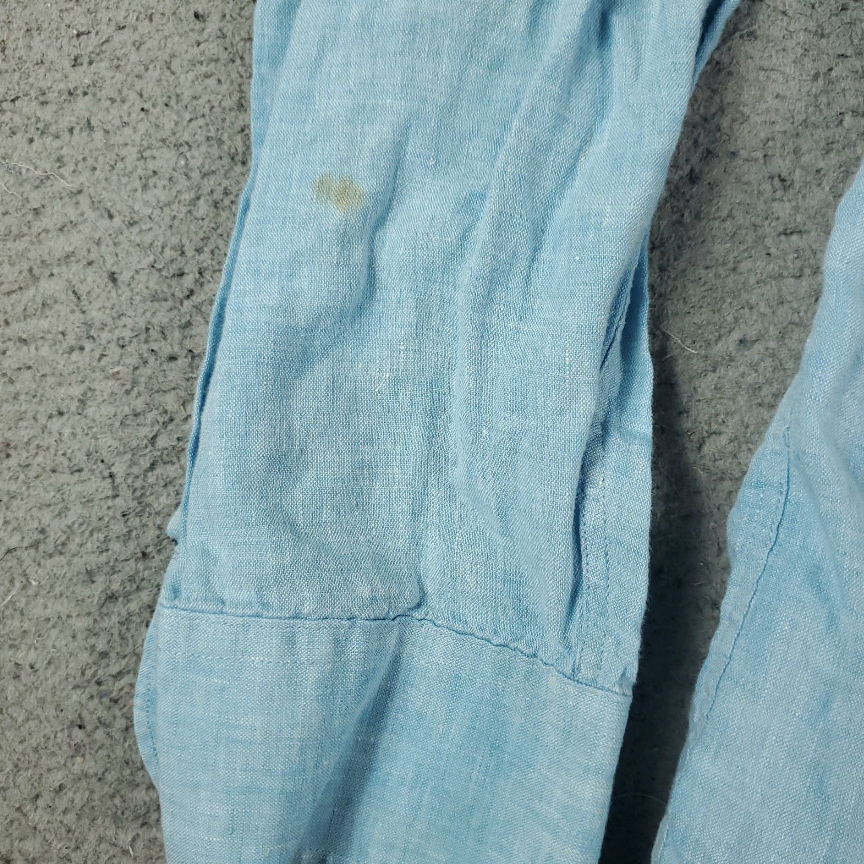 UNTUCKit UNTUCKit Casual Button-Up Shirt Mens XL Blue Linen Long Sleeve Regular Fit Size US XL / EU 56 / 4 - 5 Thumbnail