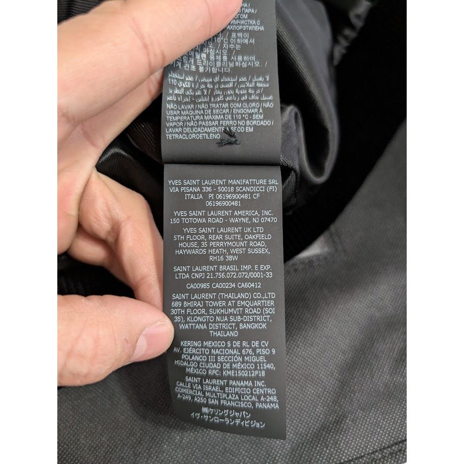 Saint Laurent Paris o1rshd1 Teddy College Cotton Jacket in Green Emerald Size US L / EU 52-54 / 3 - 20 Thumbnail