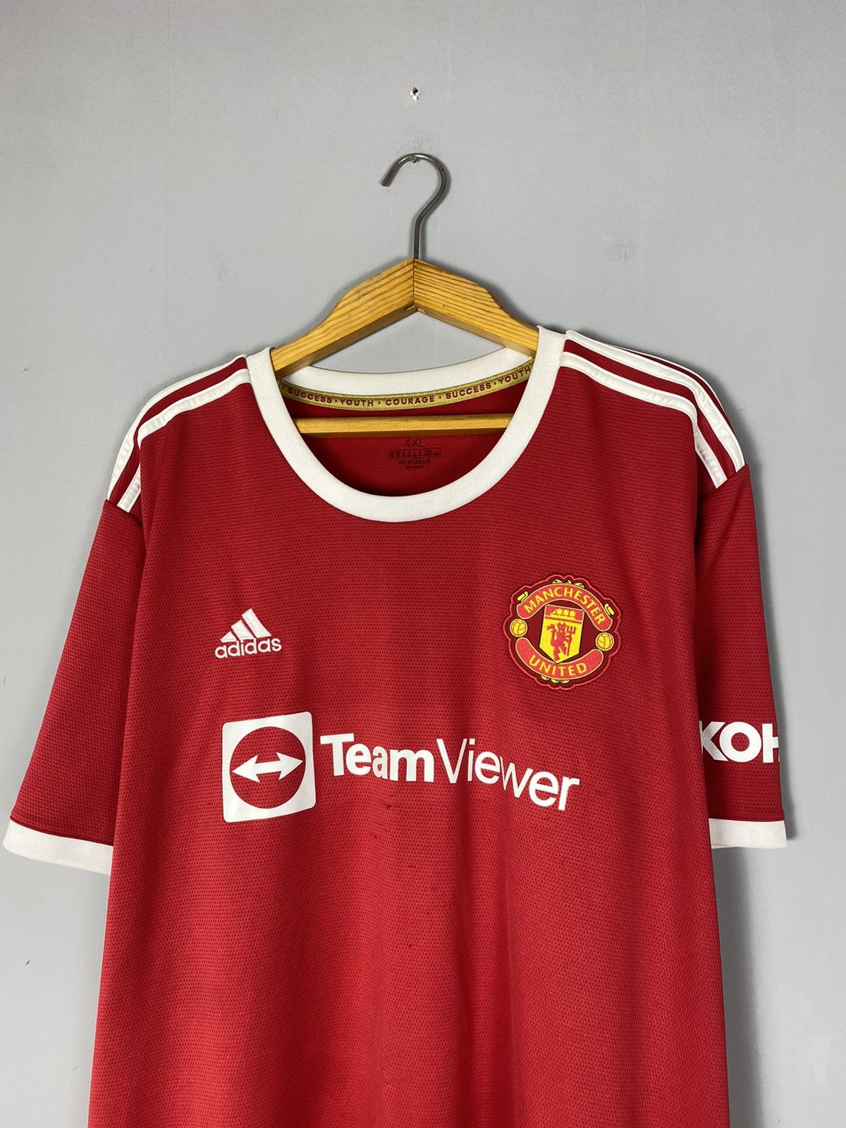 Vintage 2021-2022 Manchester United - Ronaldo #7 adidas shirt jersey Size US XXL / EU 58 / 5 - 3 Thumbnail