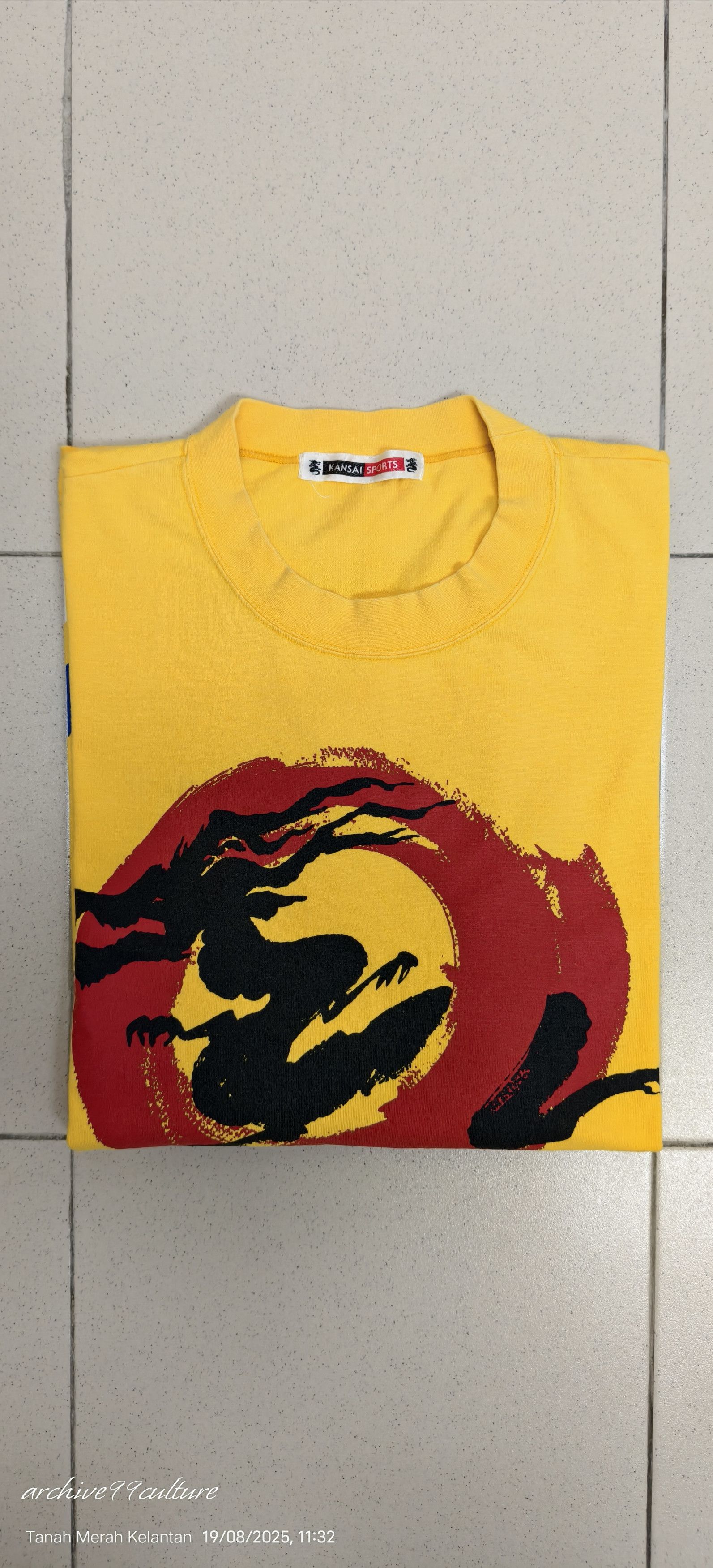 Kansai Yamamoto Archive KANSAI SPORTS YAMAMOTO Big logo's LS shirt 90's Size US L / EU 52-54 / 3 - 10 Thumbnail