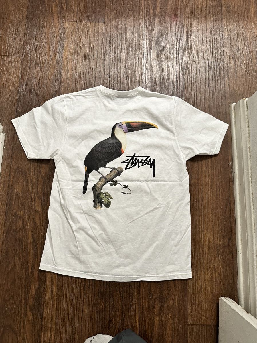 Stussy White Stussy Pecan Tee Size US M / EU 48-50 / 2 - 4 Thumbnail